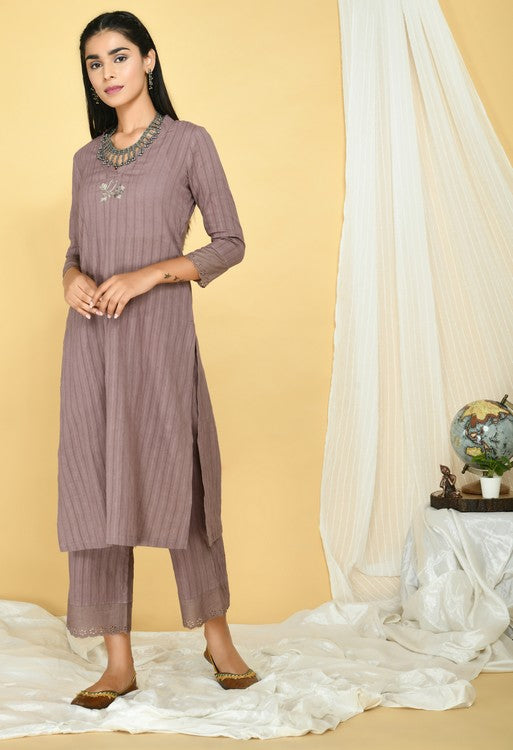 Rosewood Cotton Kurta