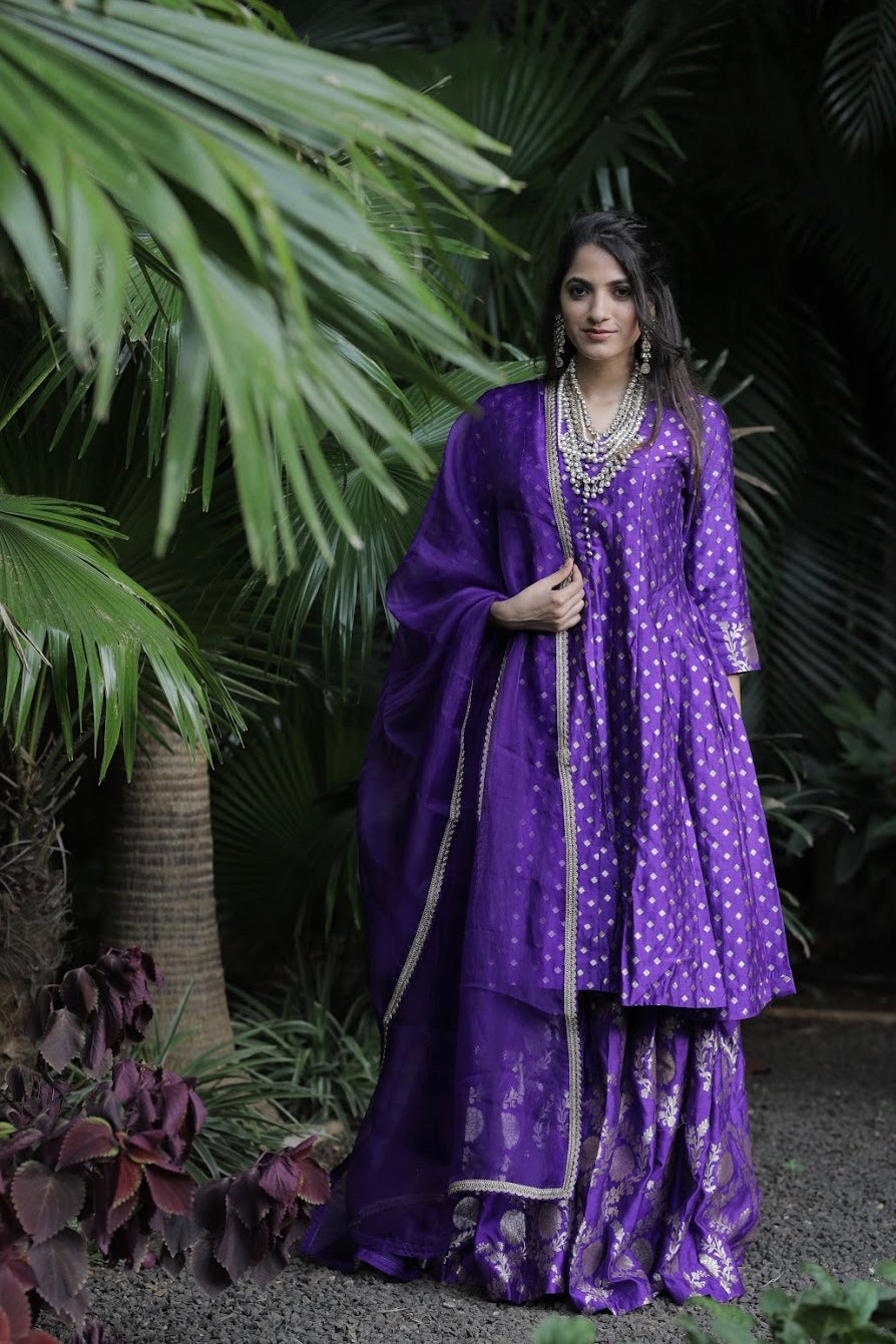 Kurta with Gharara