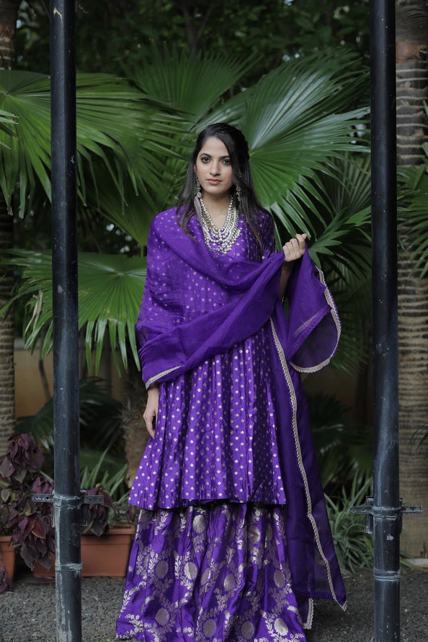 Kurta with Gharara