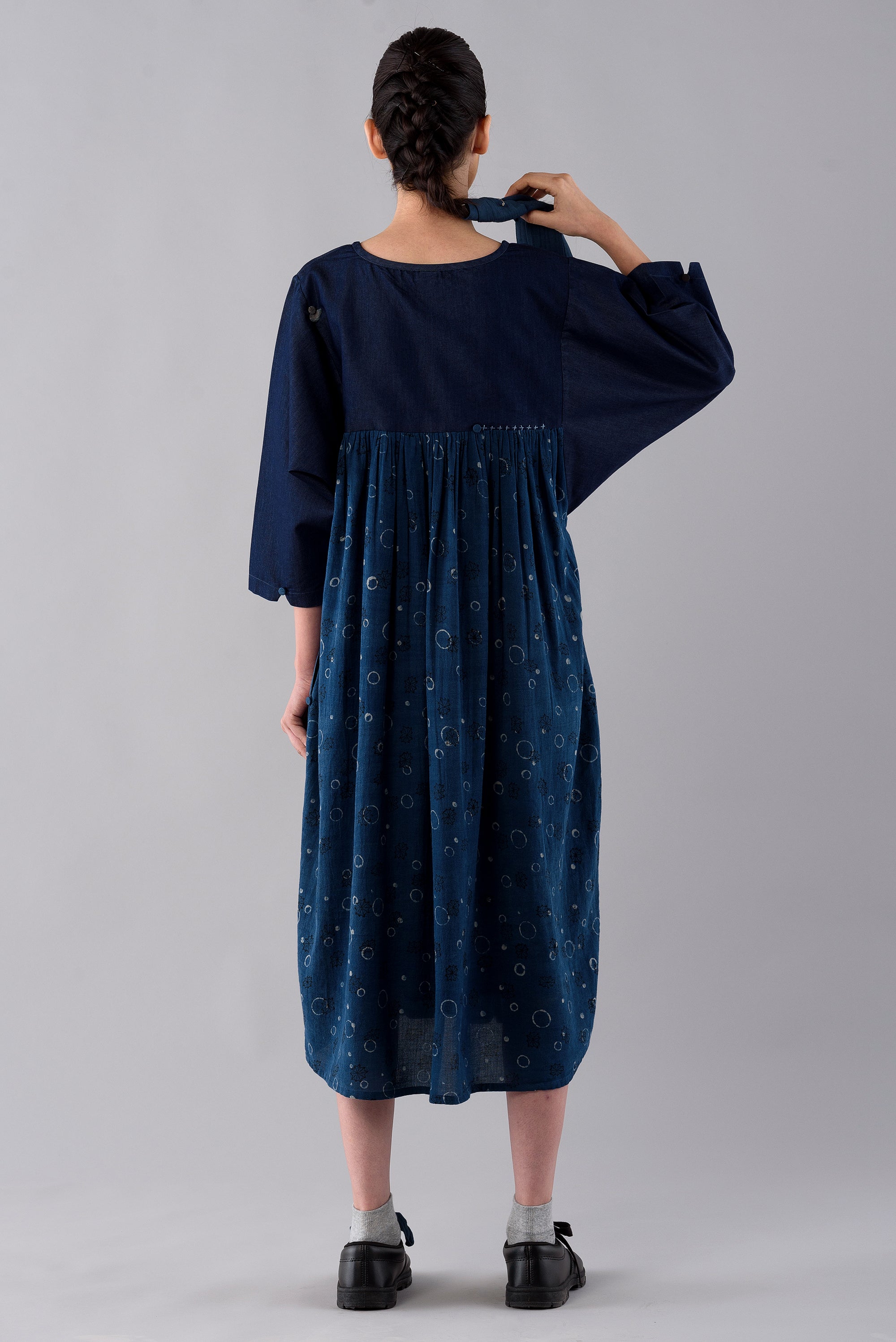 INDIGO TEMARI DRESS