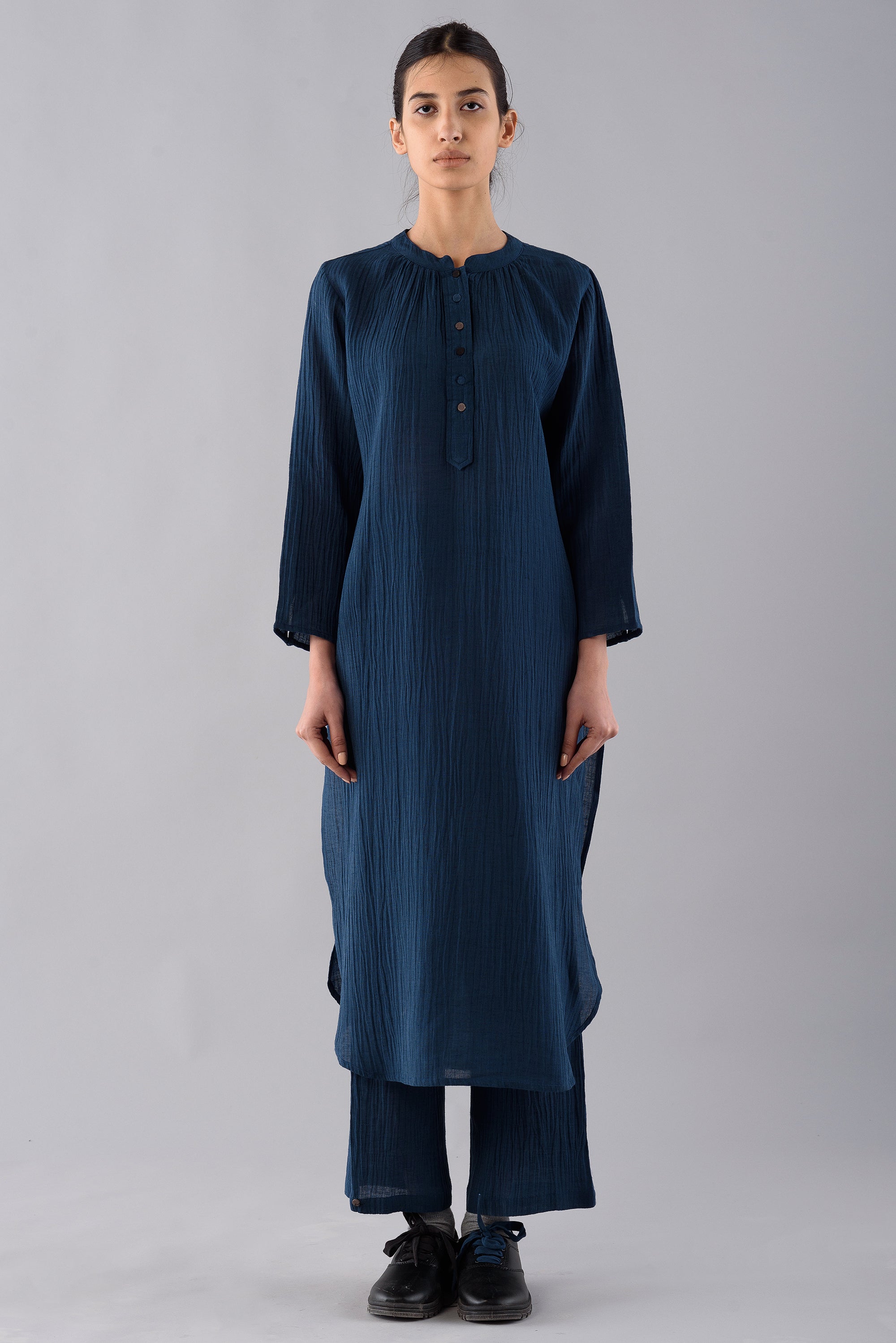 NAVY EVERYDAY LONG KURTA