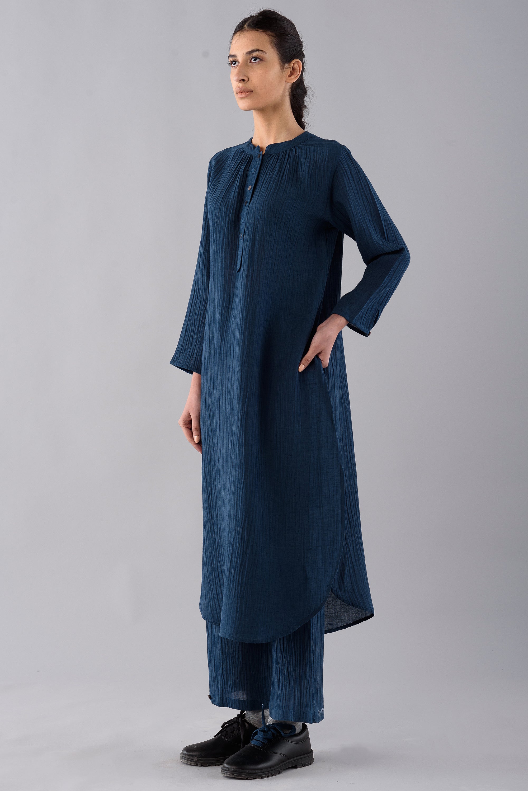 NAVY EVERYDAY LONG KURTA