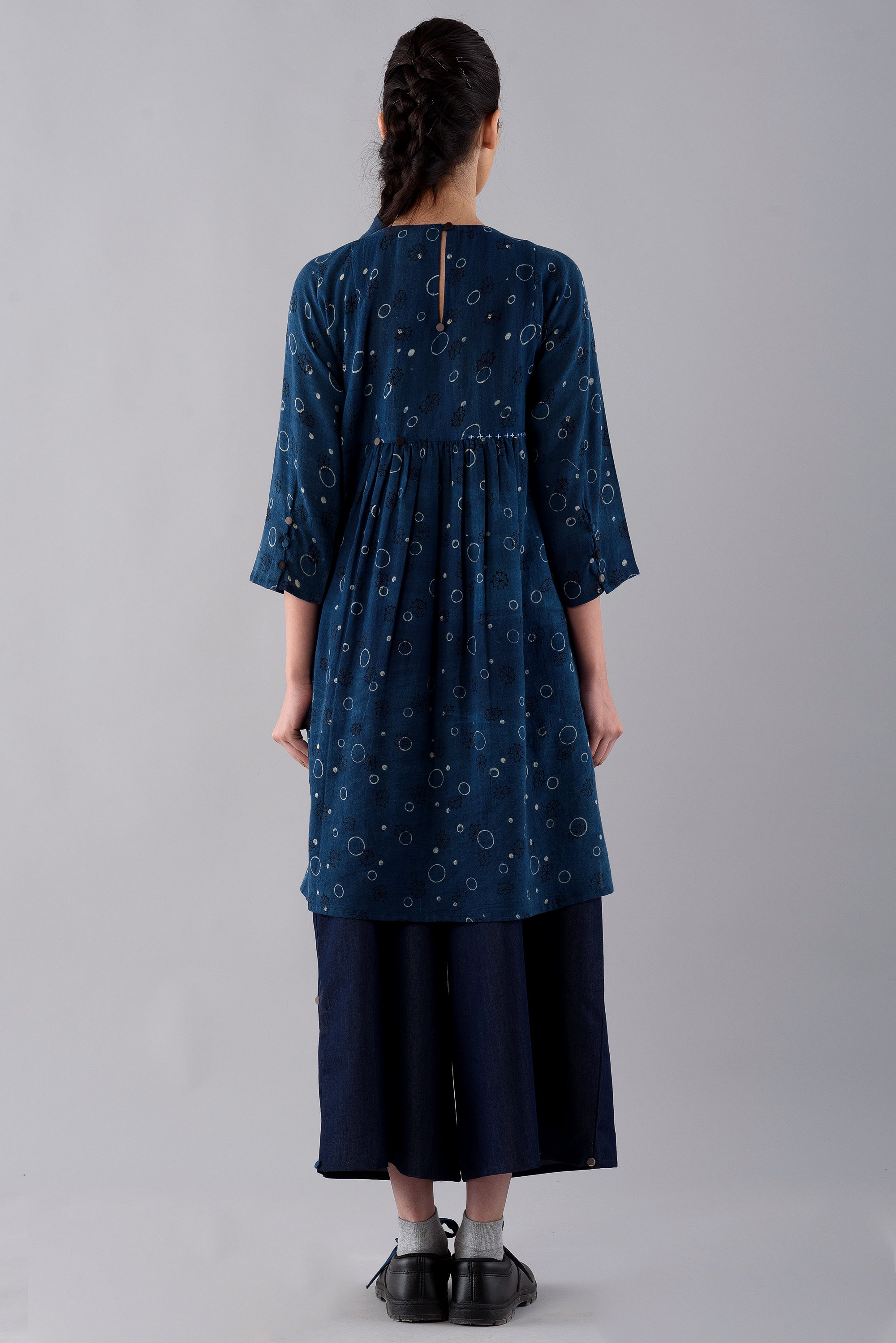 INDIGO TEMARI KURTA