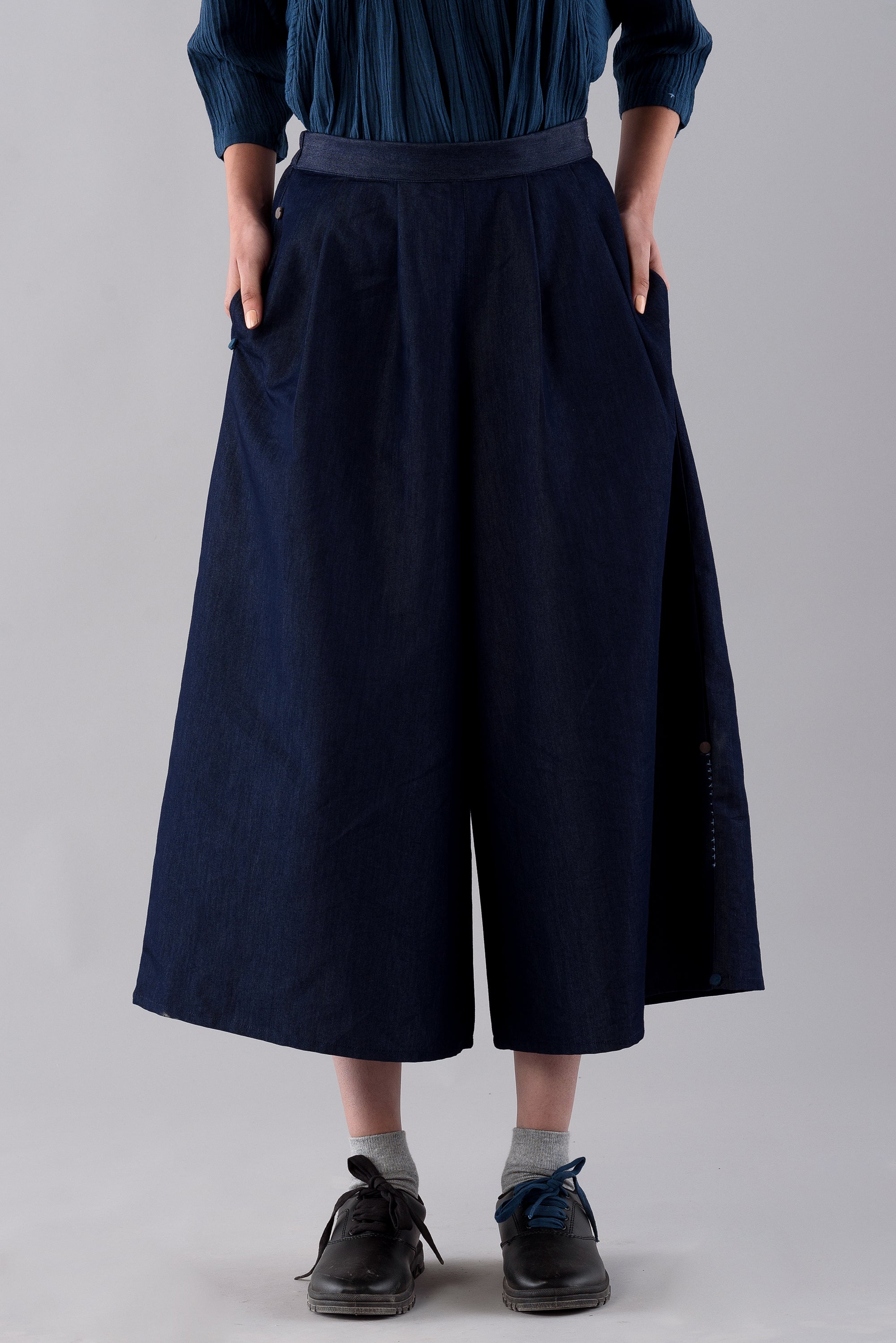 DENIM BLUE CULOTTES