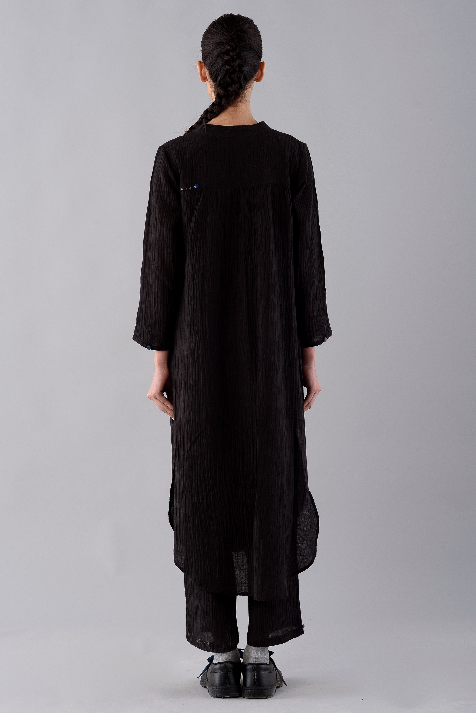 CHARCOAL EVERYDAY LONG KURTA