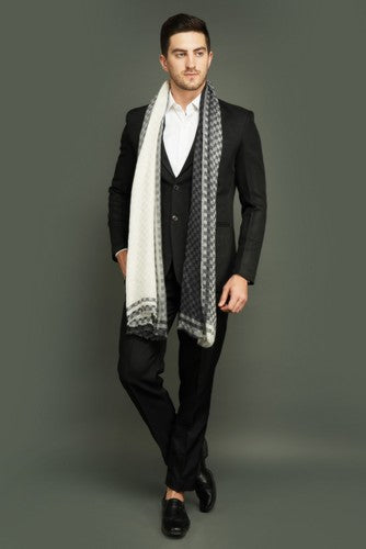 Cashmere fine wool,checkered design