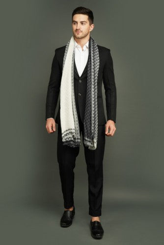 Cashmere fine wool,checkered design