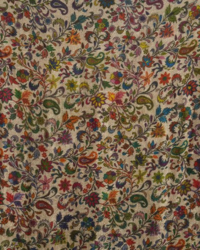 Pashmina kalamkari in paisley design