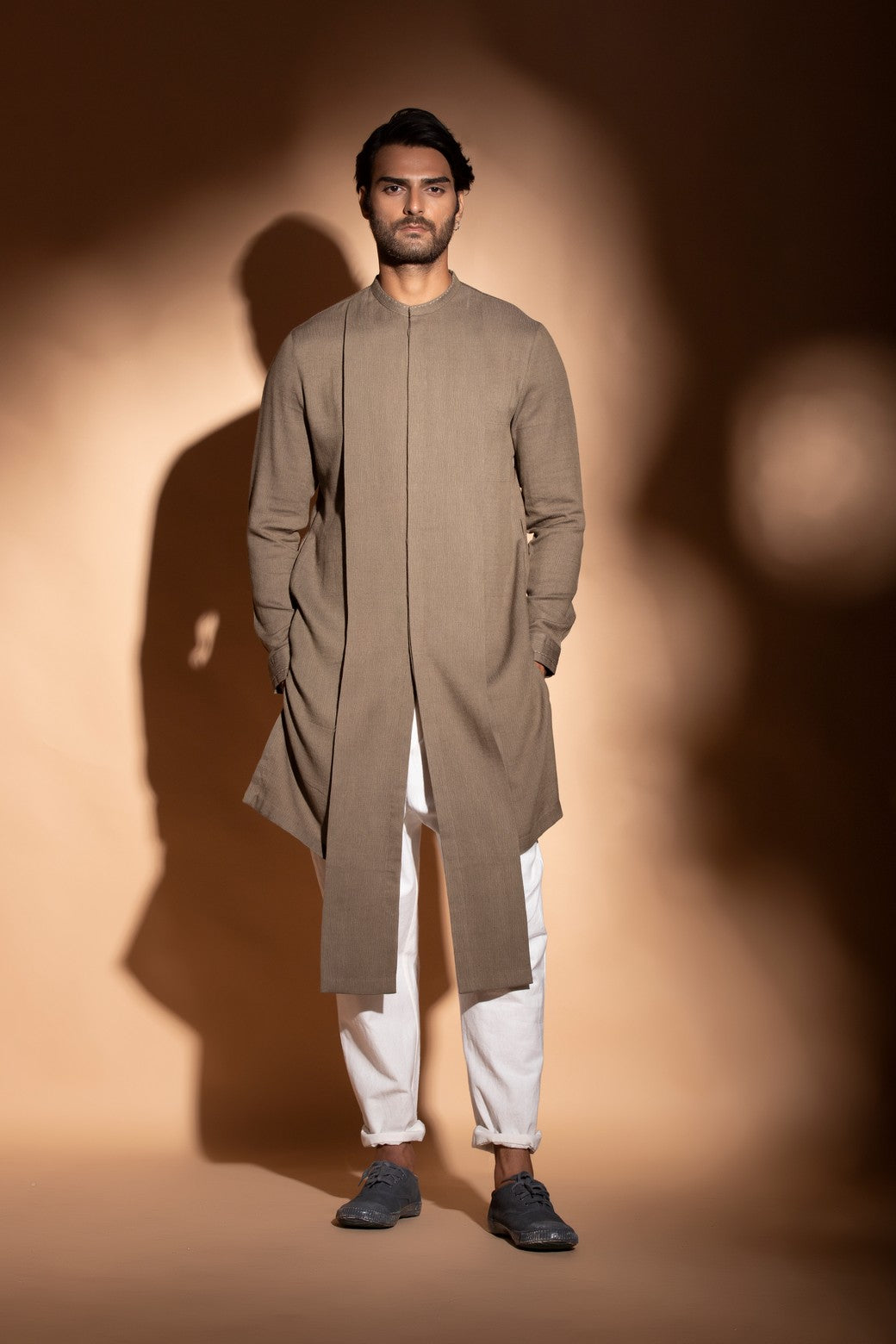 Front Open Concealed Placket Kurta