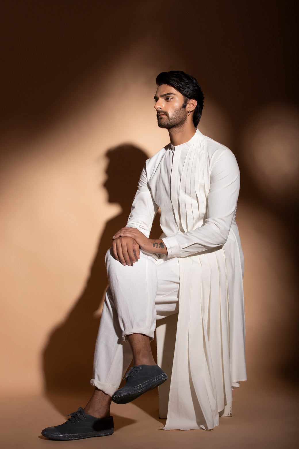 Front Pleated Kurta