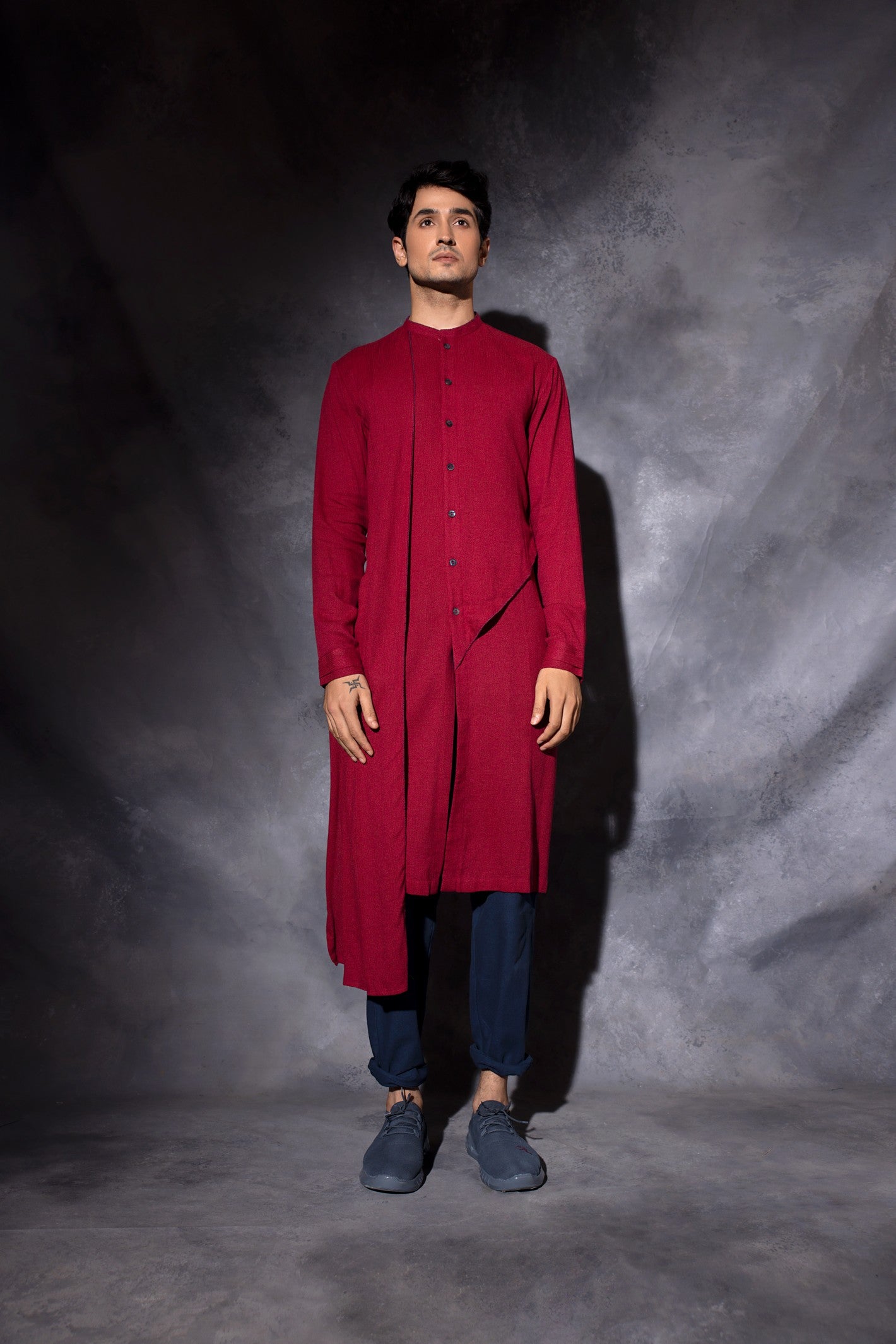 Front cross layer kurta