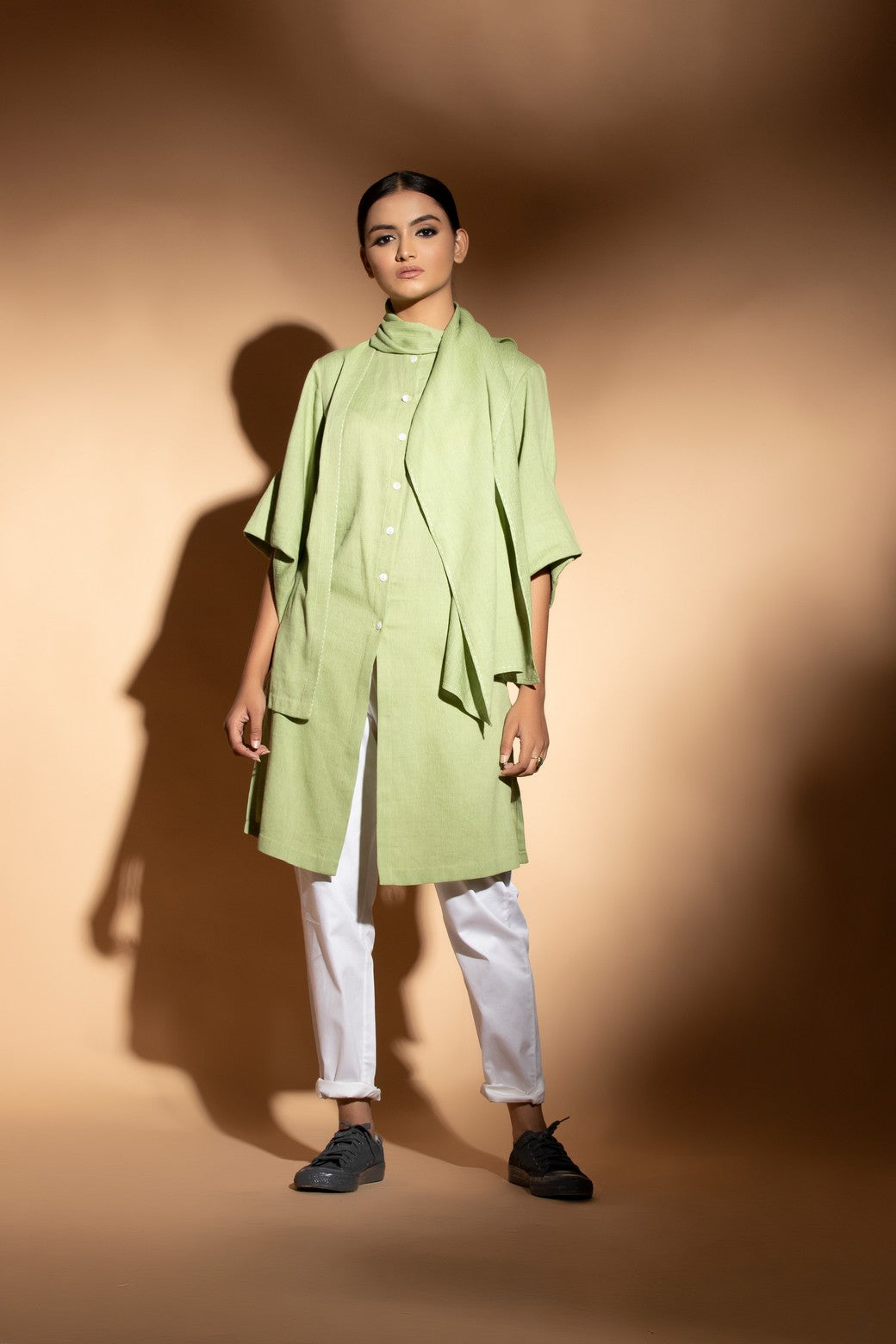 Cross Over Flap Kurta