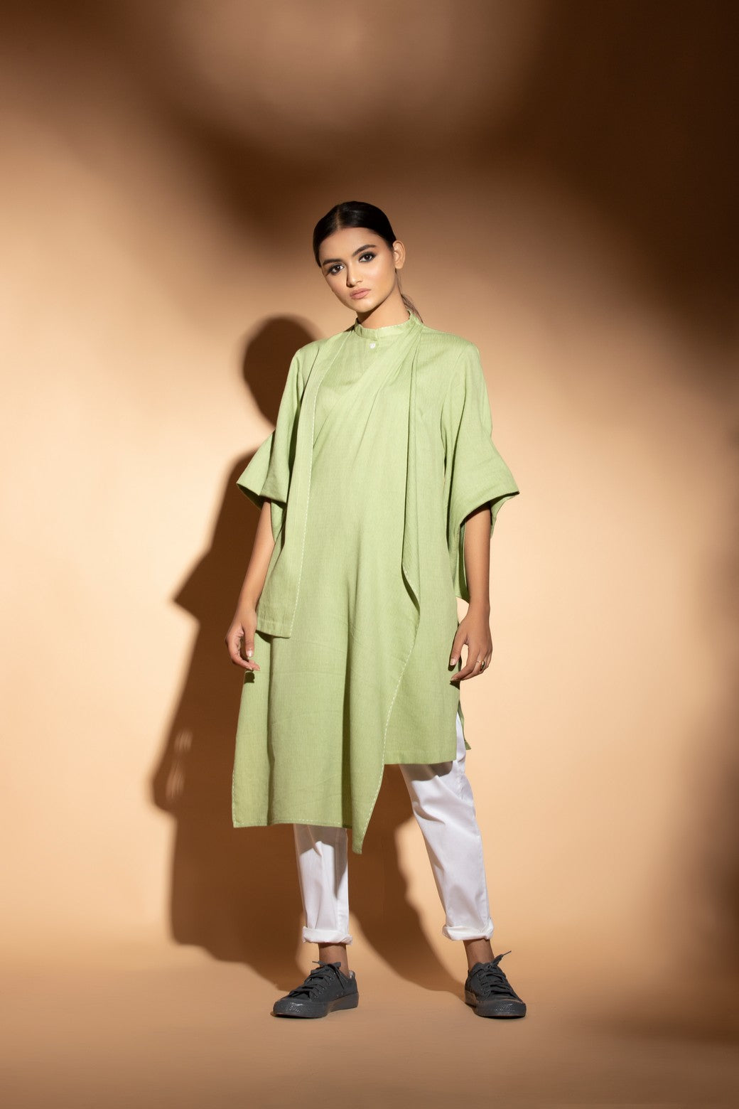 Cross Over Flap Kurta