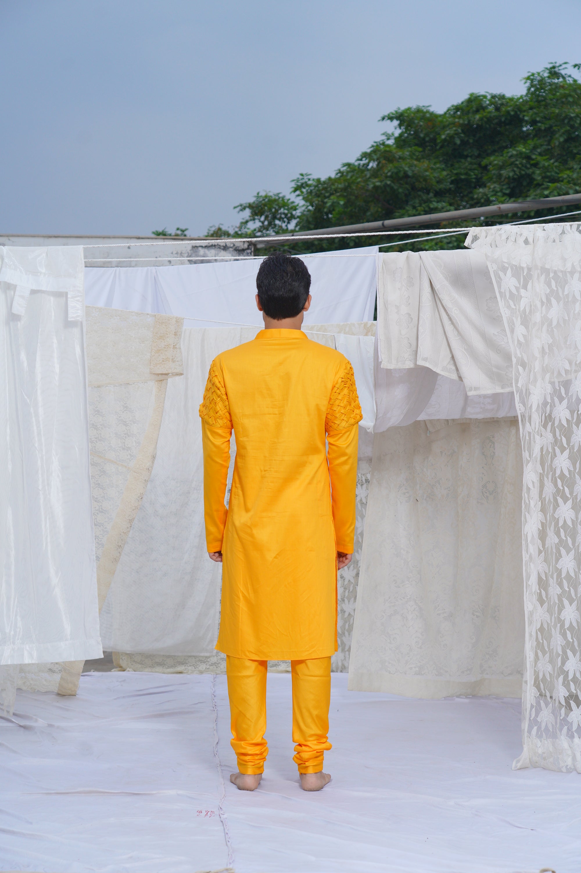 YELLOW KURTA SET