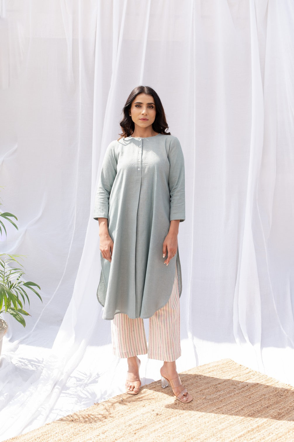 Pale Blue Kurta Set