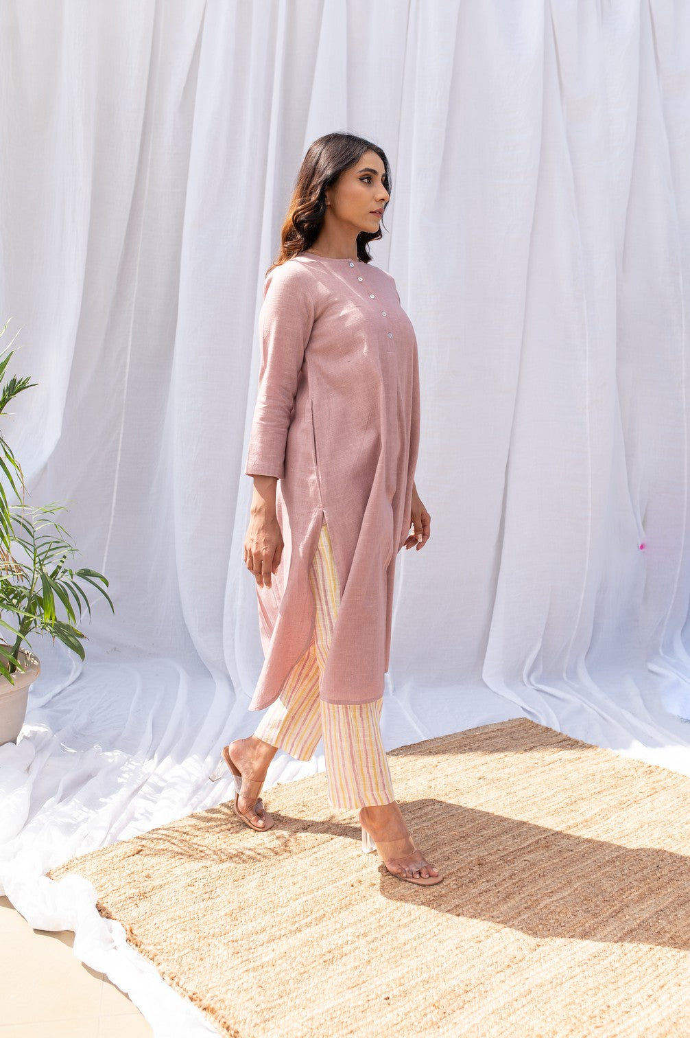 Dusty Pink Kurta Set