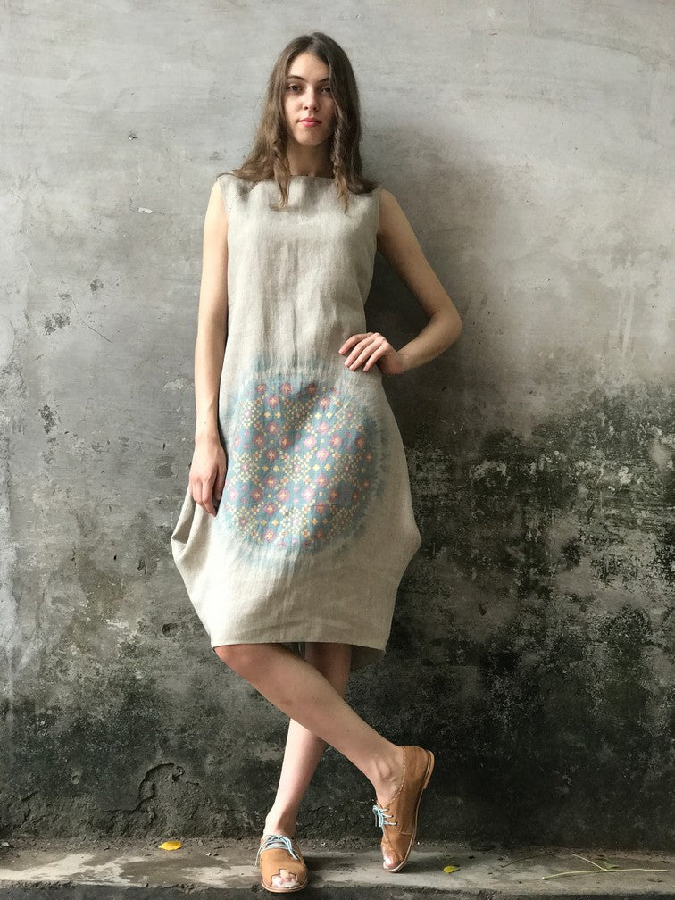 cowl kurta dress