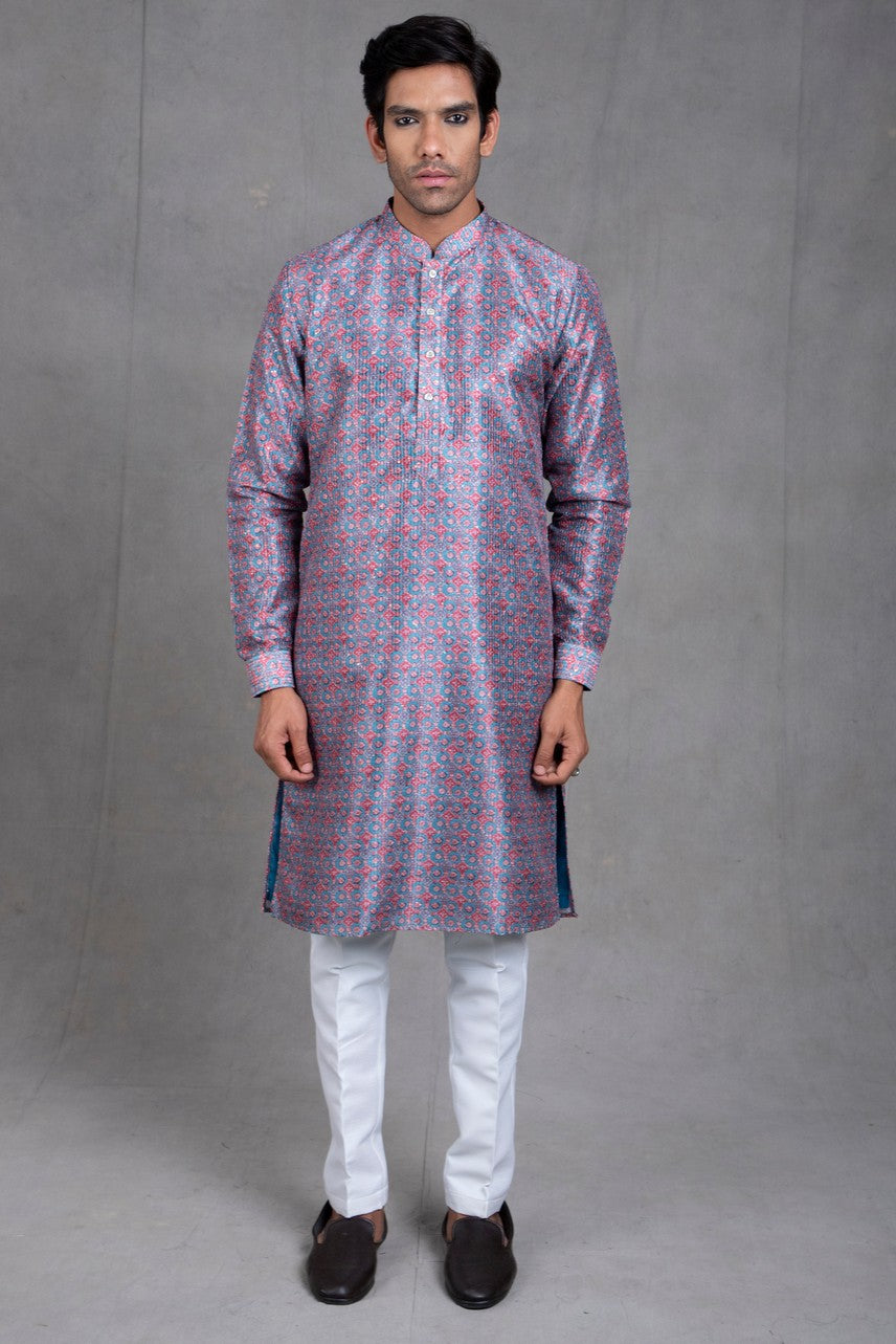 mens designer kurta churidar set