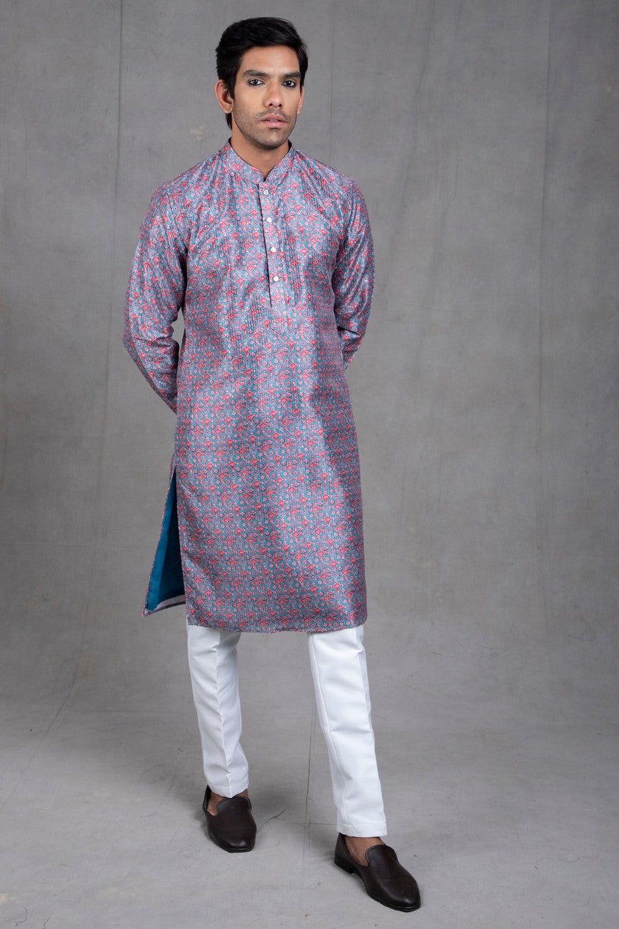 mens designer kurta churidar set