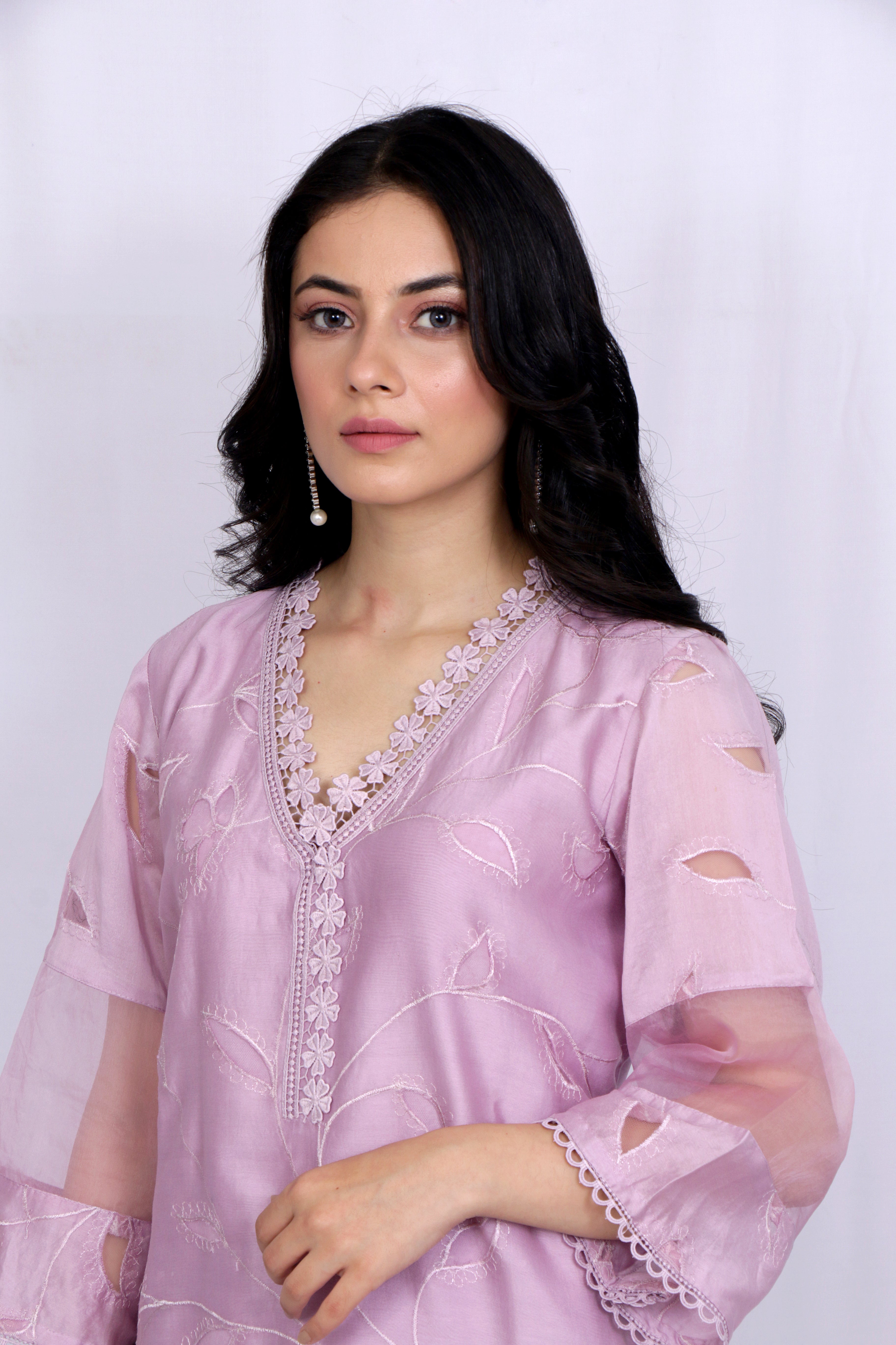 Lilac Snow Kurta Sets