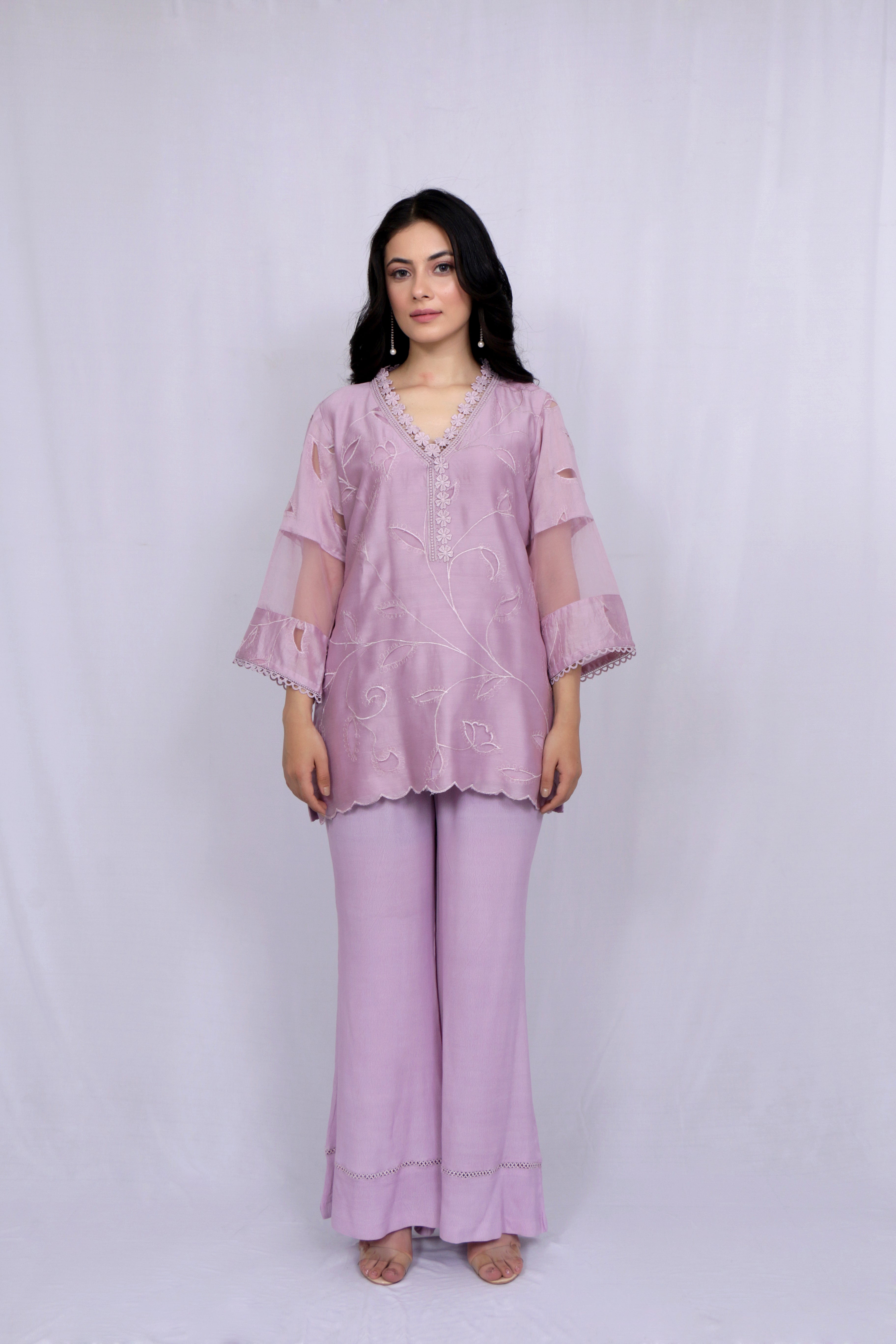 Lilac Snow Kurta Sets