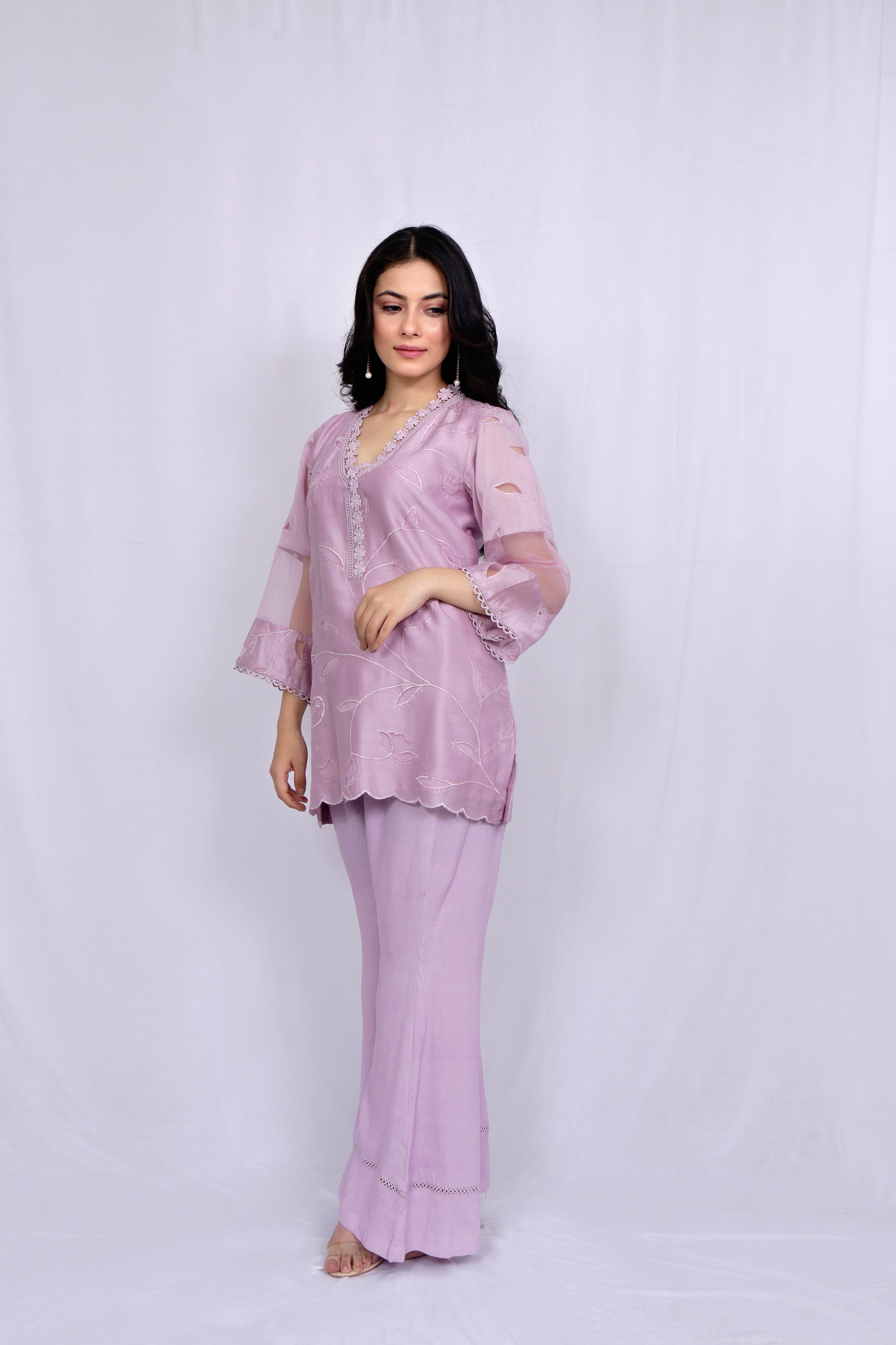 Lilac Snow Kurta Sets