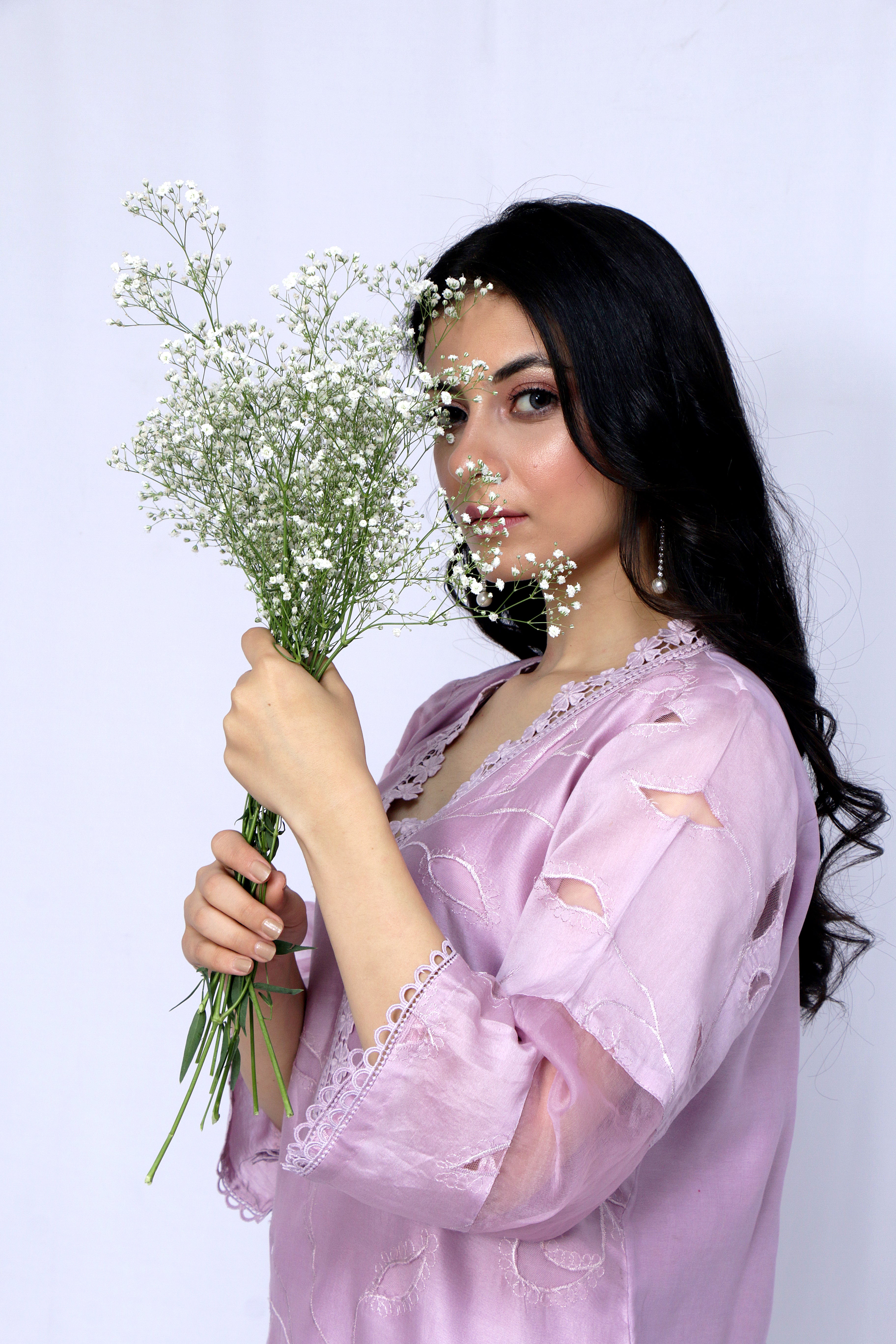 Lilac Snow Kurta Sets