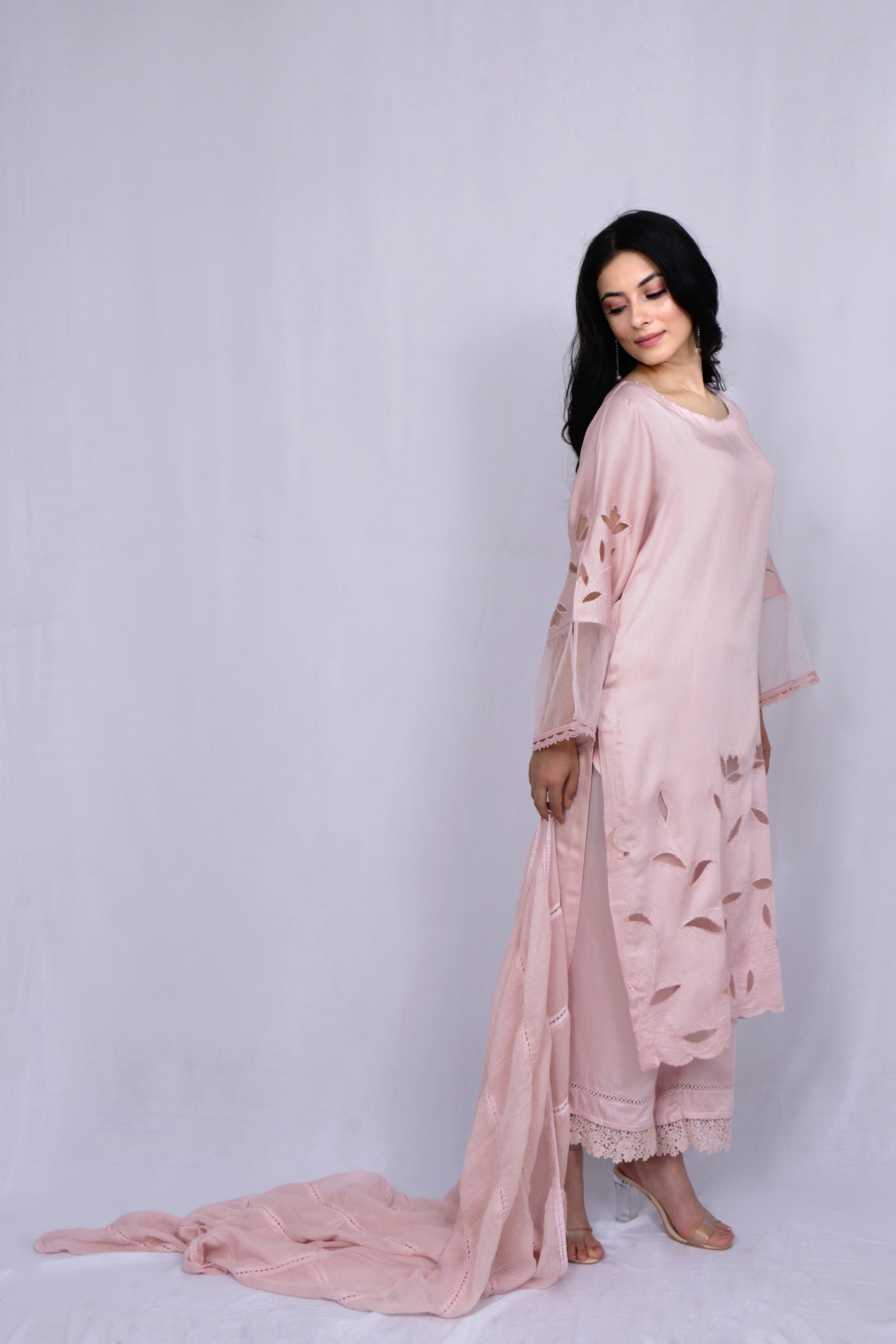 Pastel Pink Kurta Sets