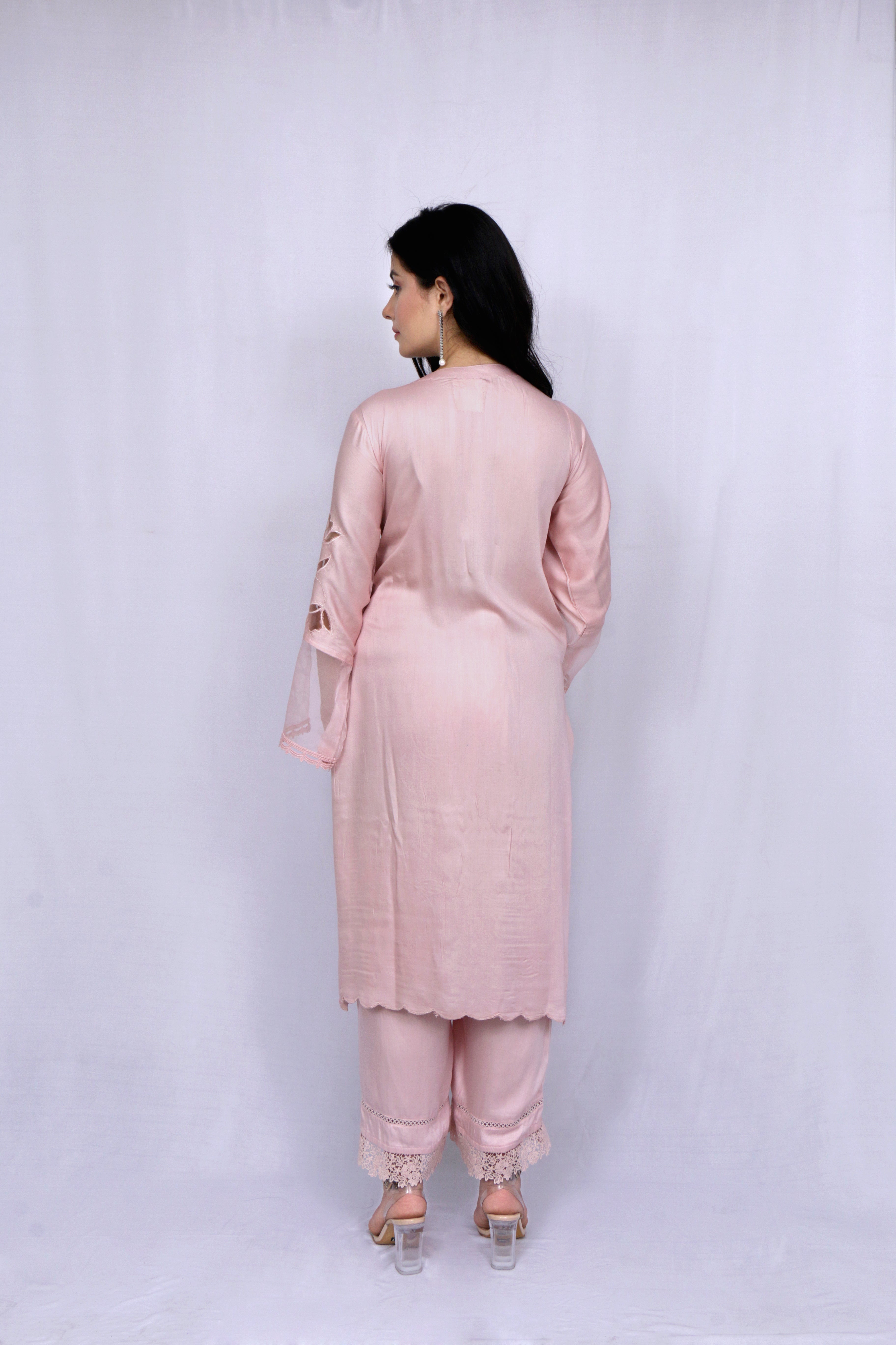 Pastel Pink Kurta Sets