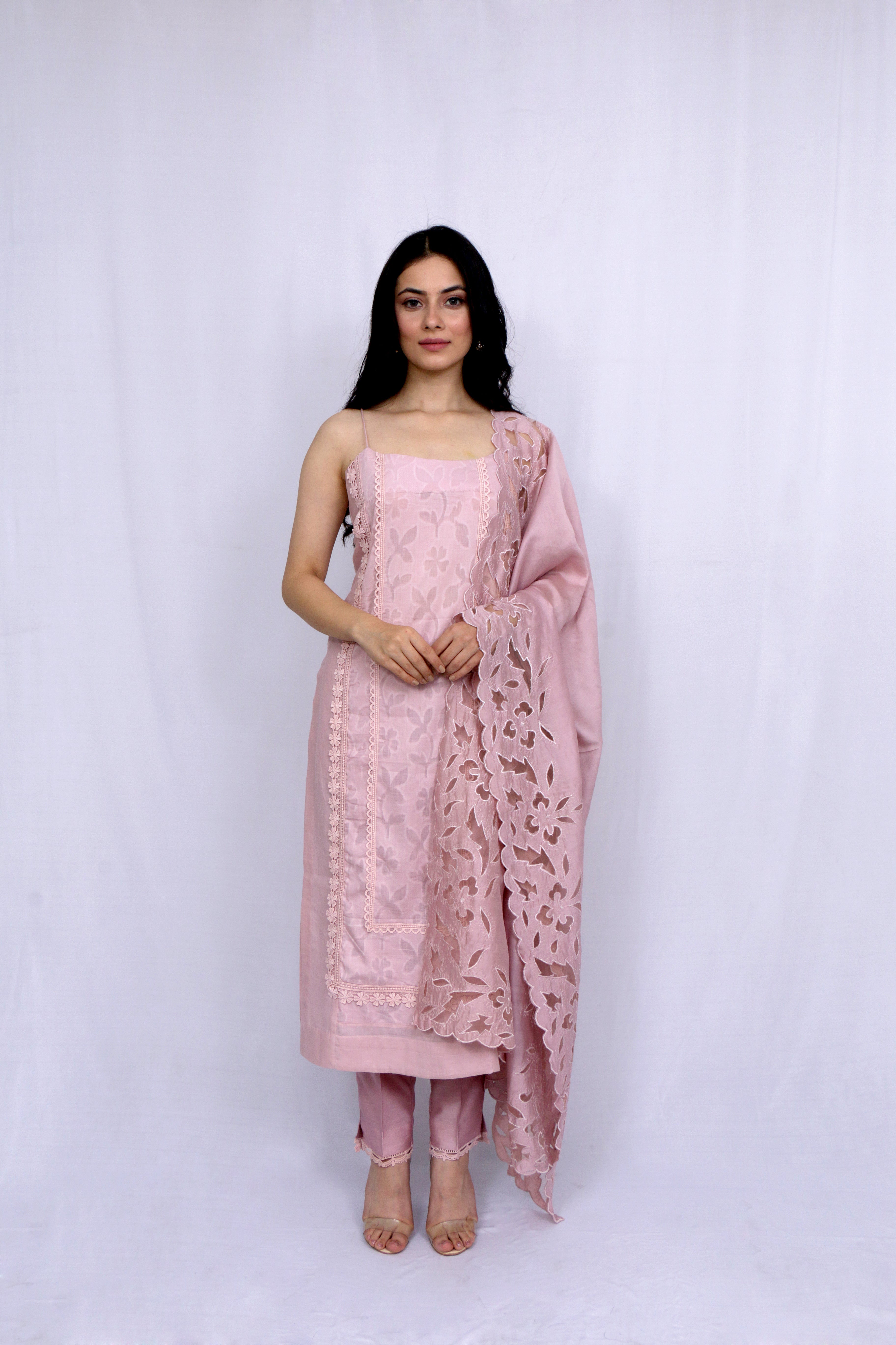 Pastel Pink Kurta Sets