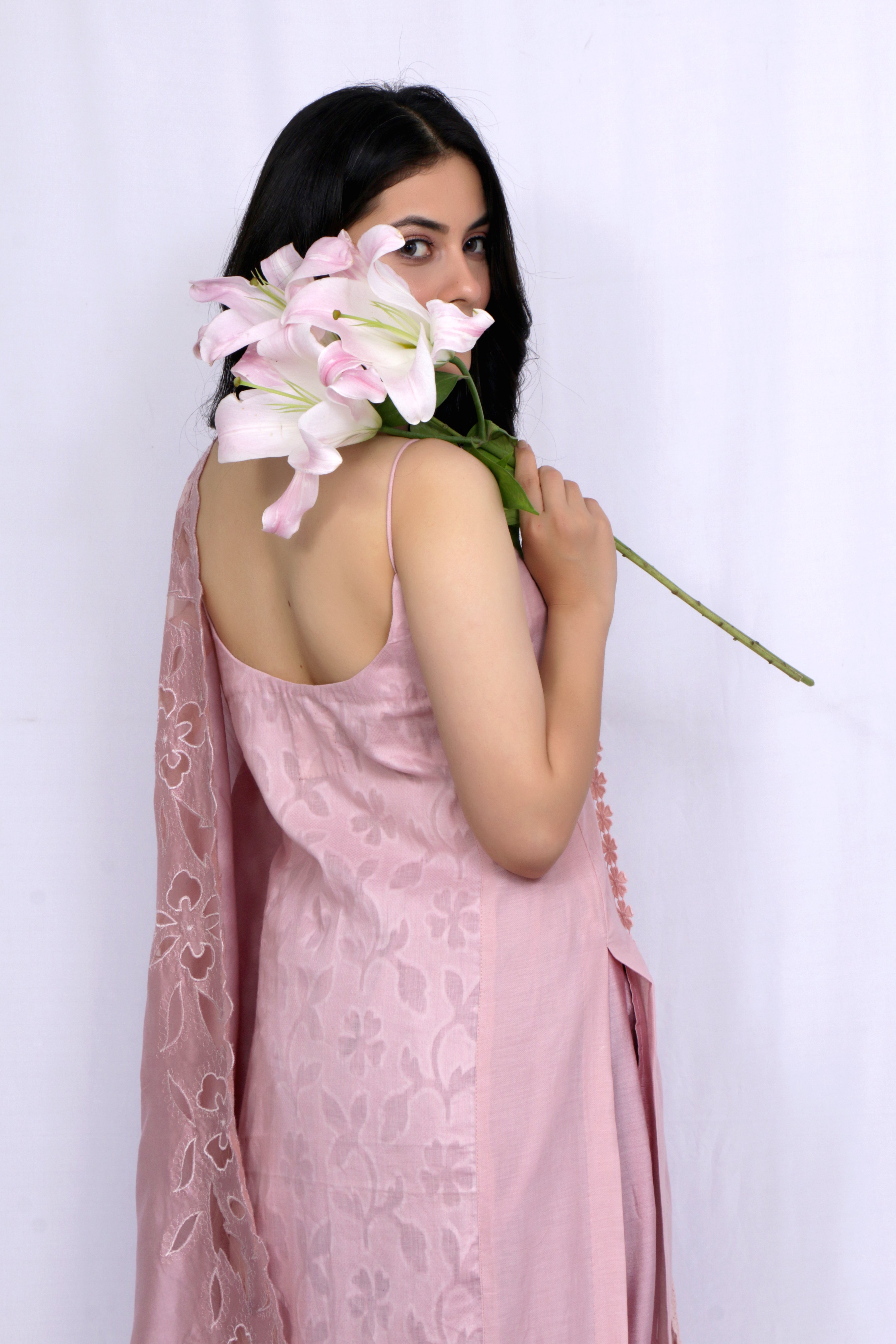 Pastel Pink Kurta Sets