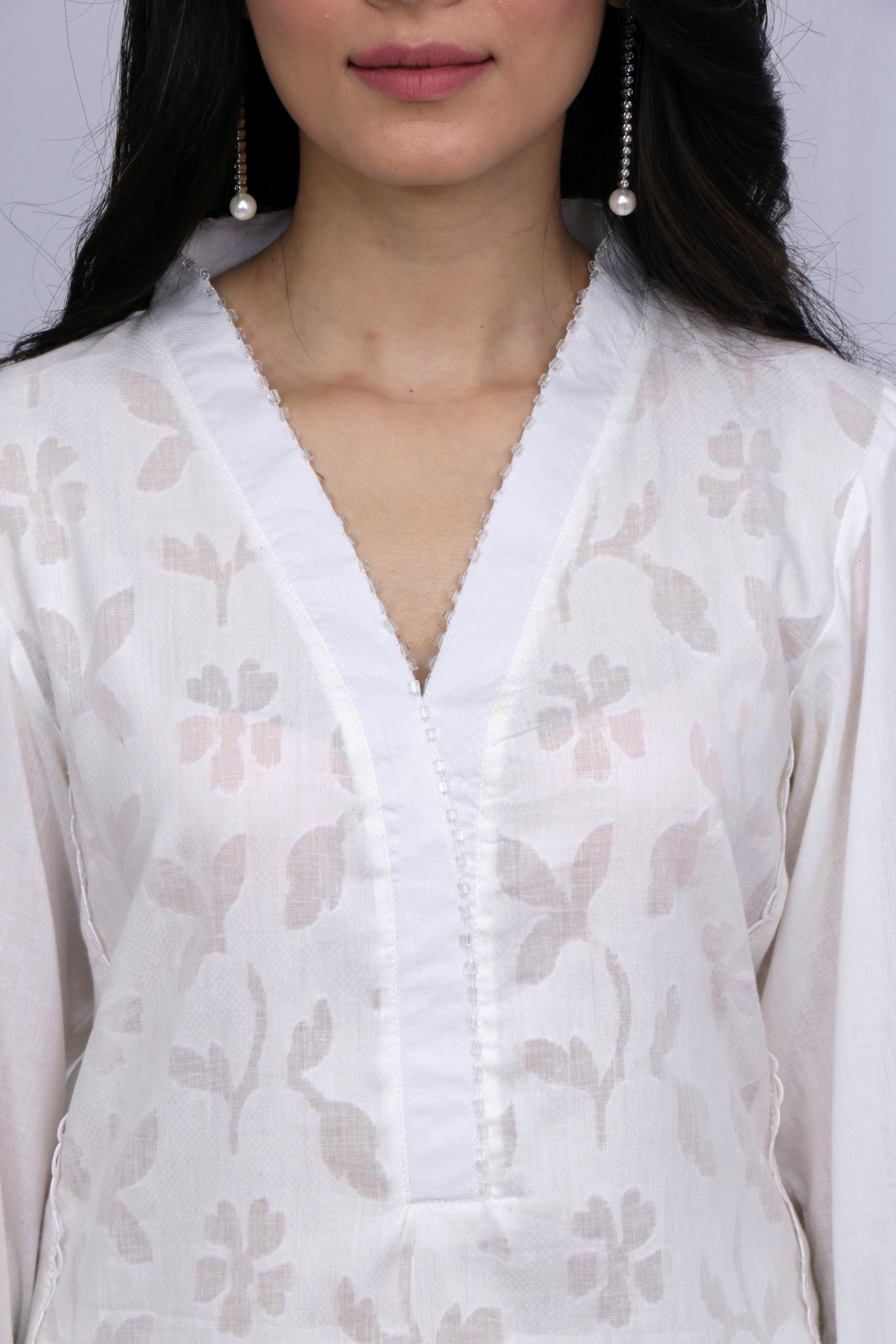 White Alyssum Kurta Sets