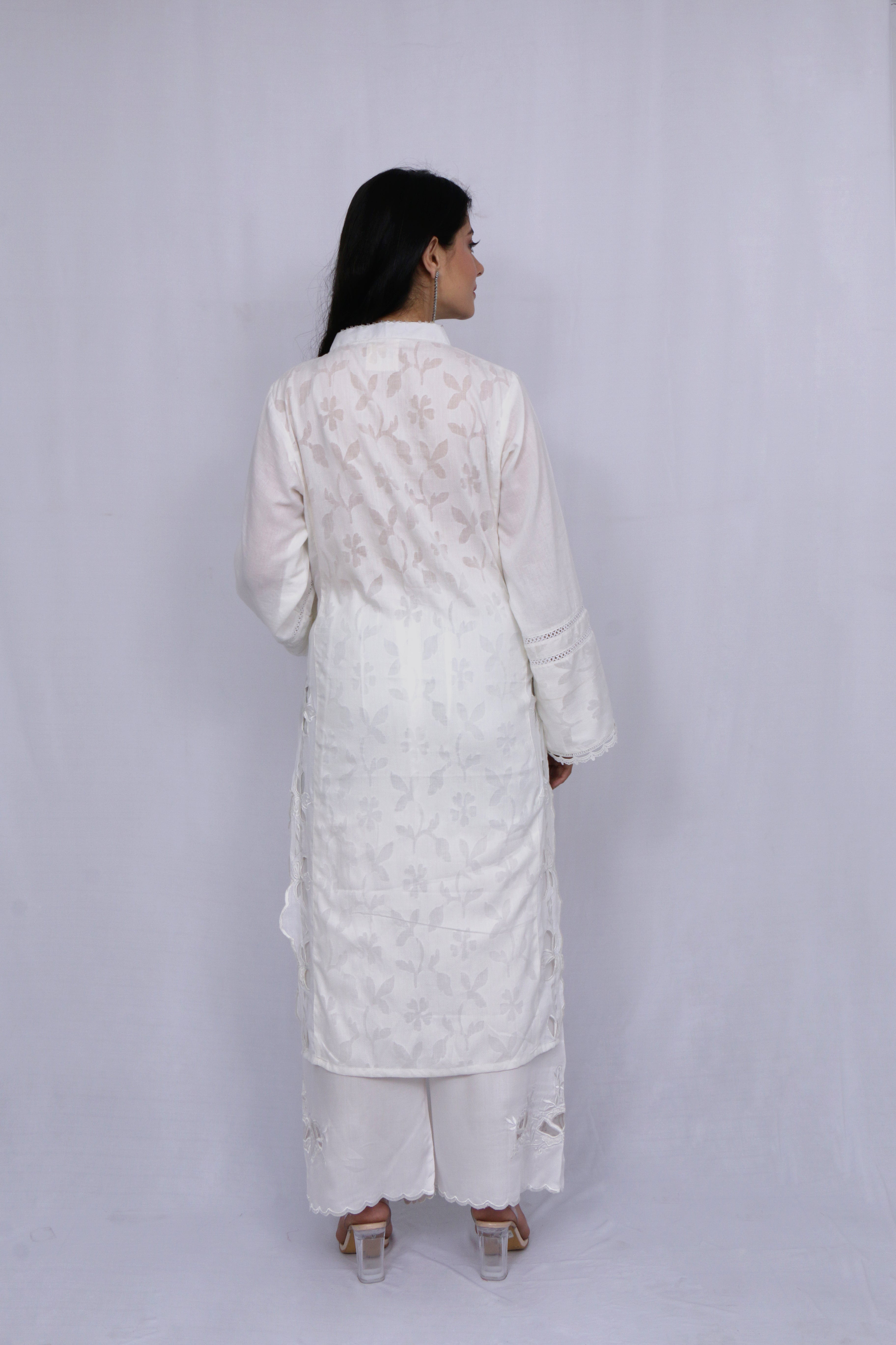 White Alyssum Kurta Sets