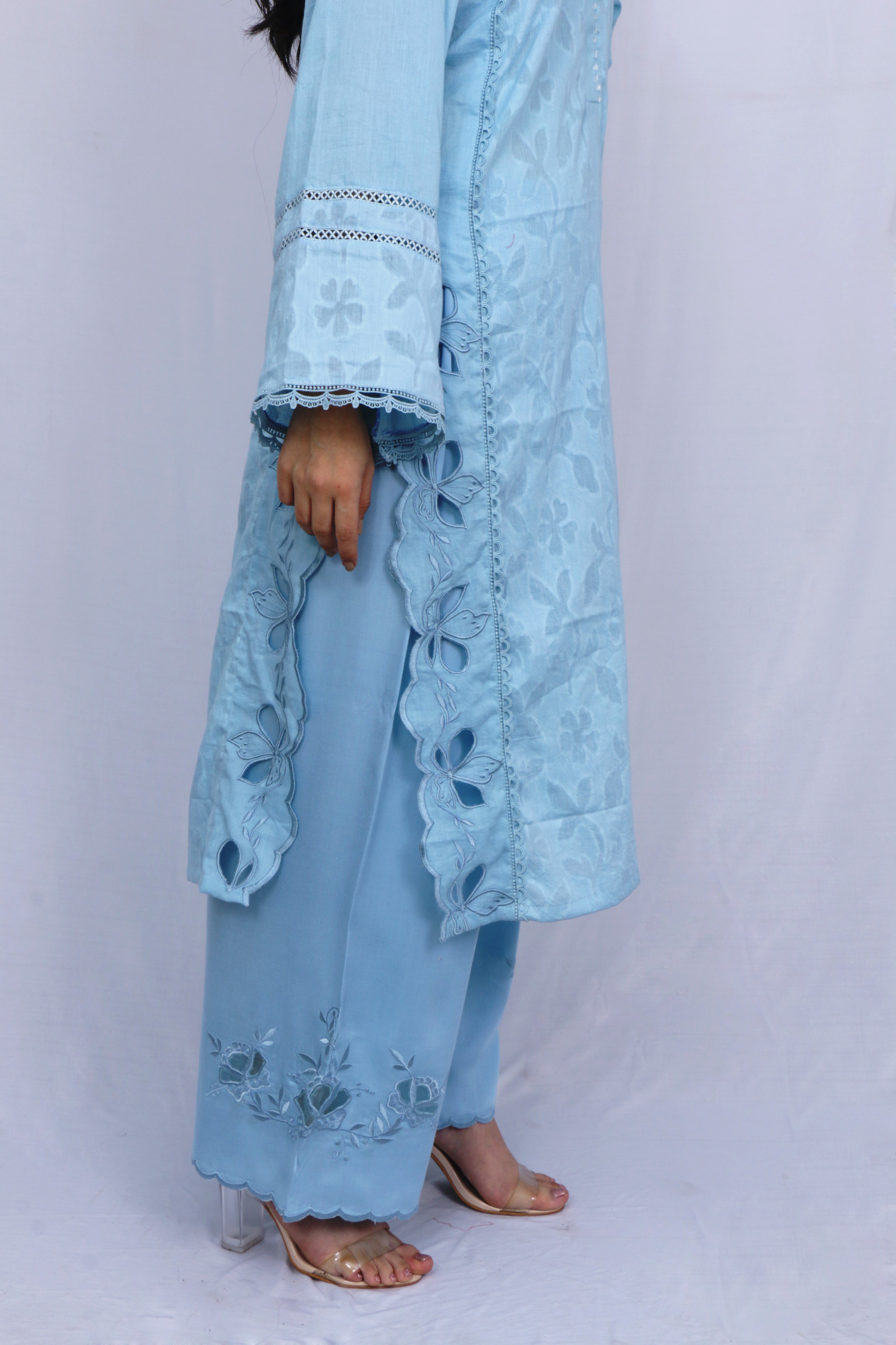 Dreamy Powder Blue Kurta Sets