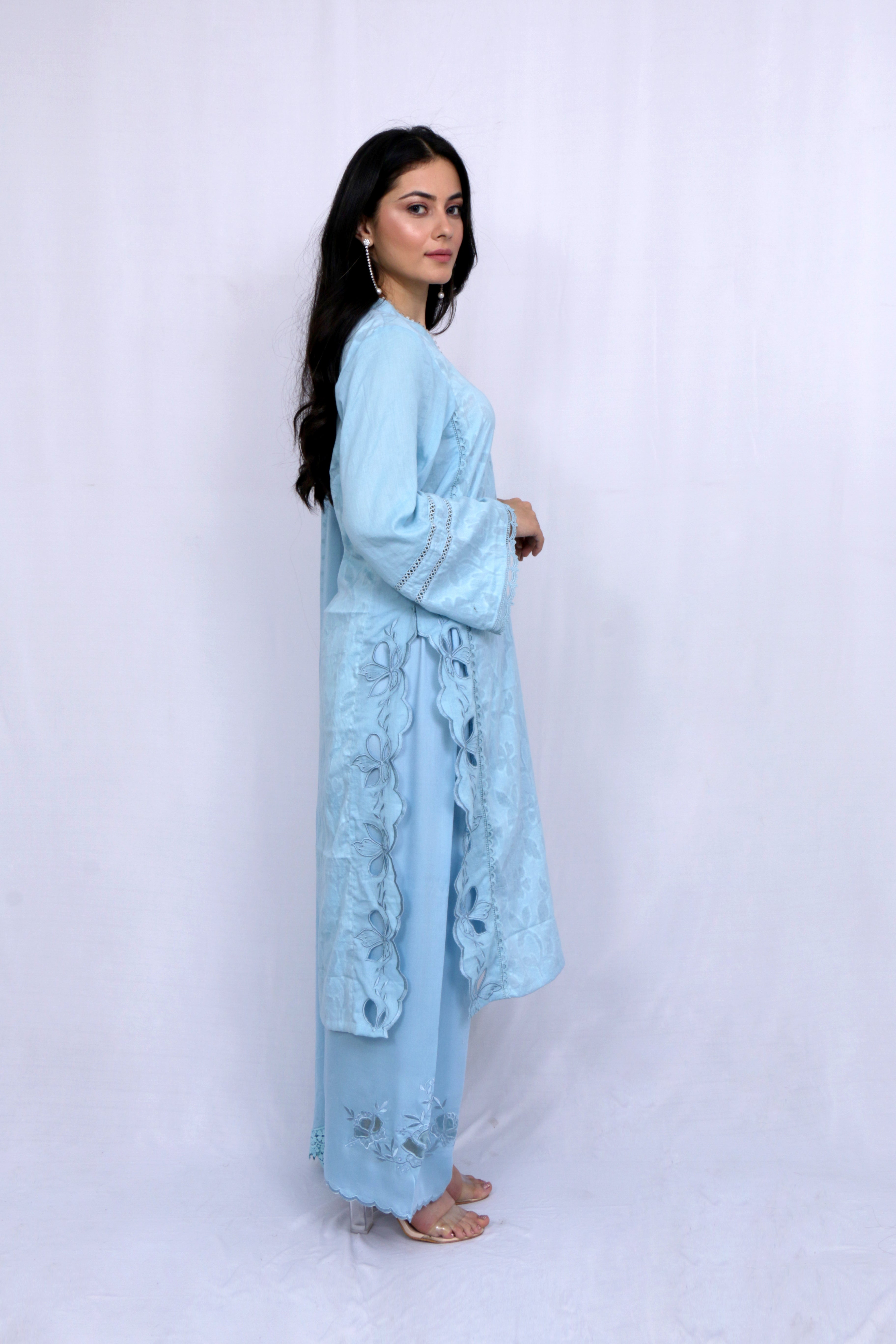 Dreamy Powder Blue Kurta Sets