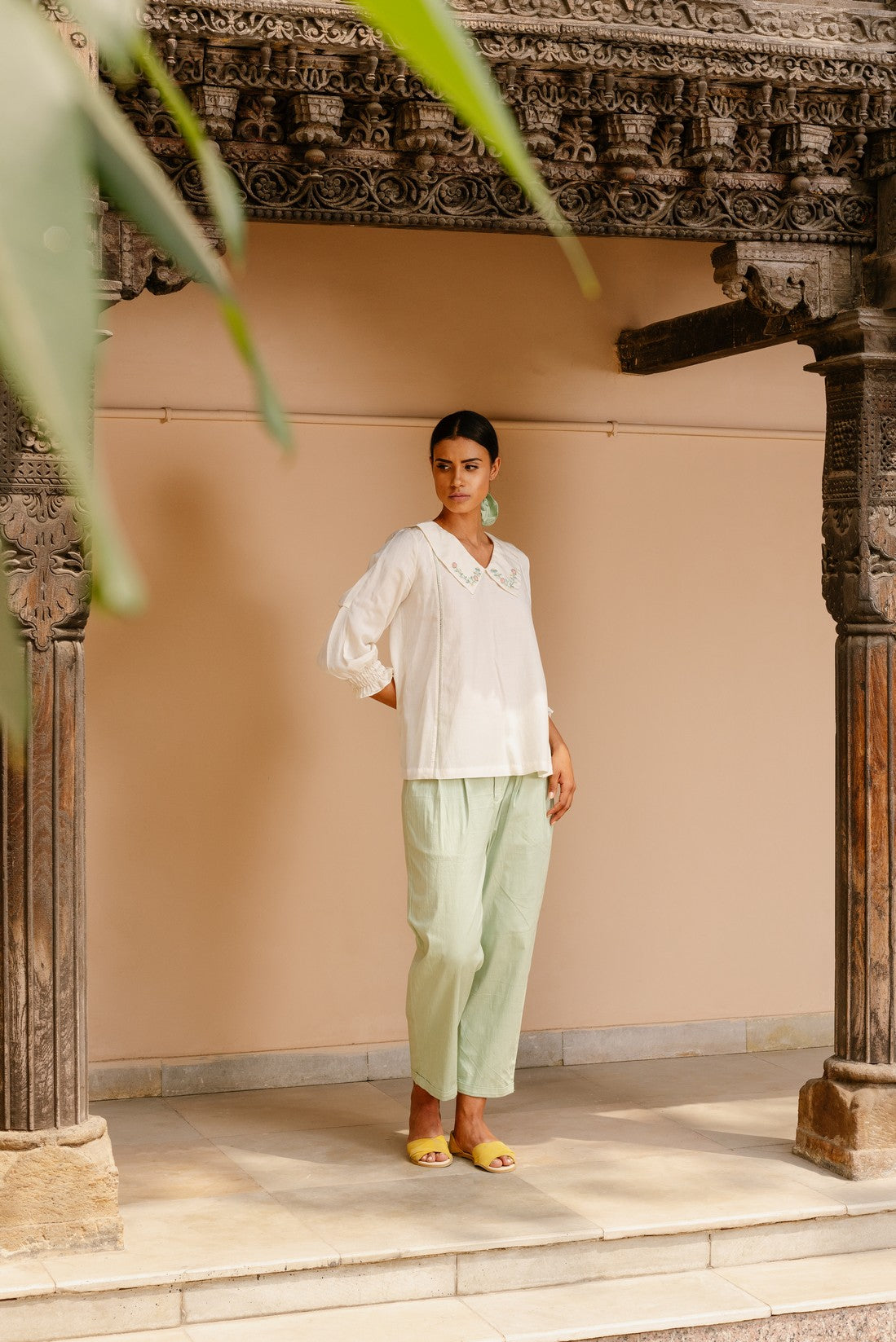 Sara Trousers Green