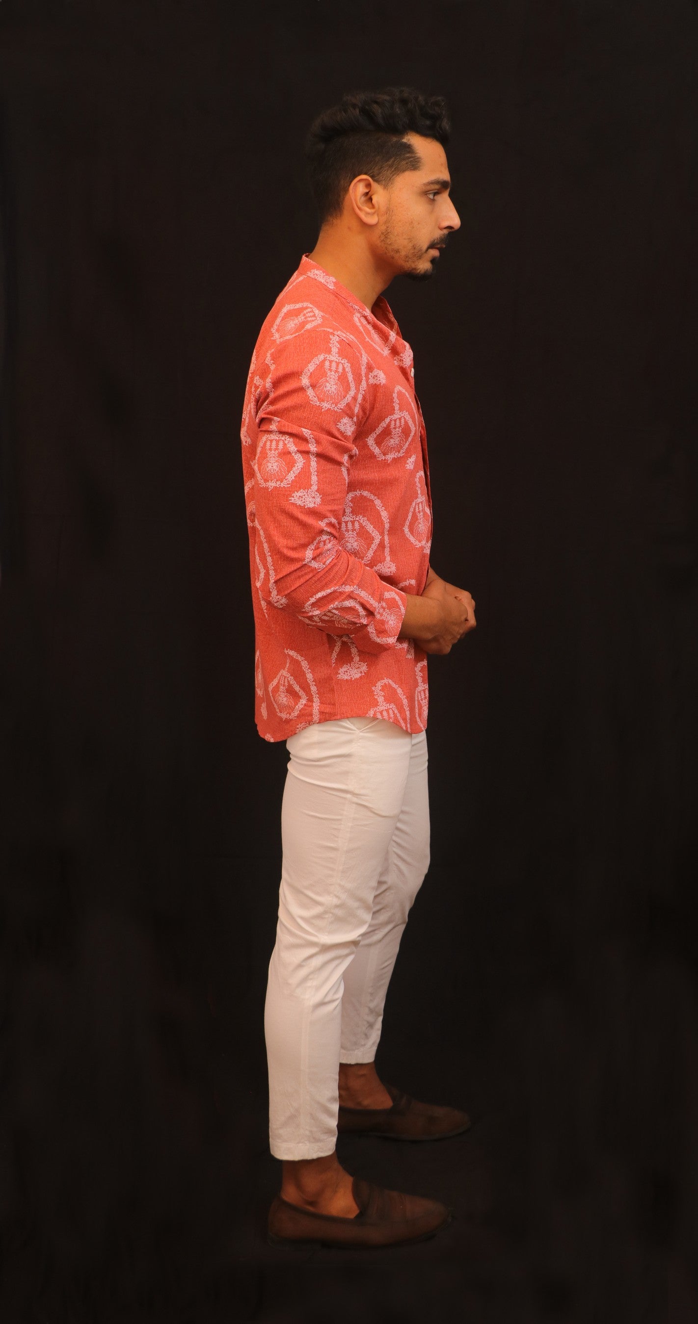 PRINTED SLIM FIT SHIRT