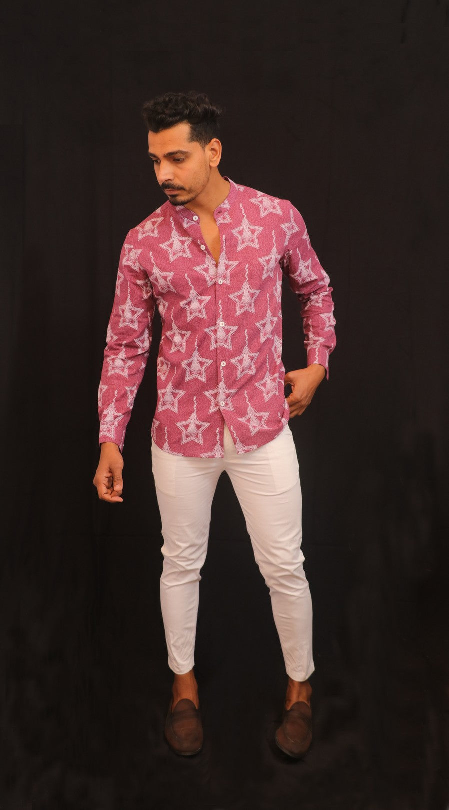 PRINTED SLIM FIT SHIRT