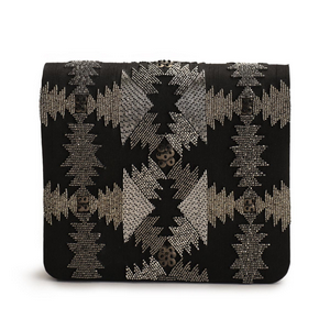 ZigZag black clutch