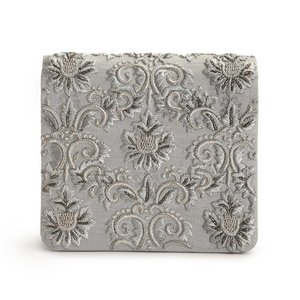 Silver Nagma clutch