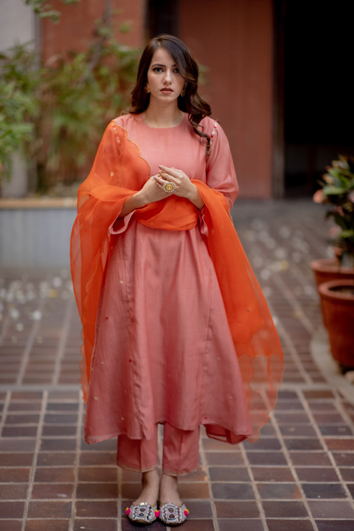 kurta with trouser and dupatta