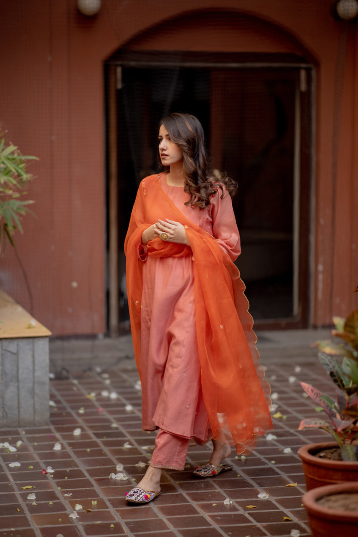 kurta with trouser and dupatta