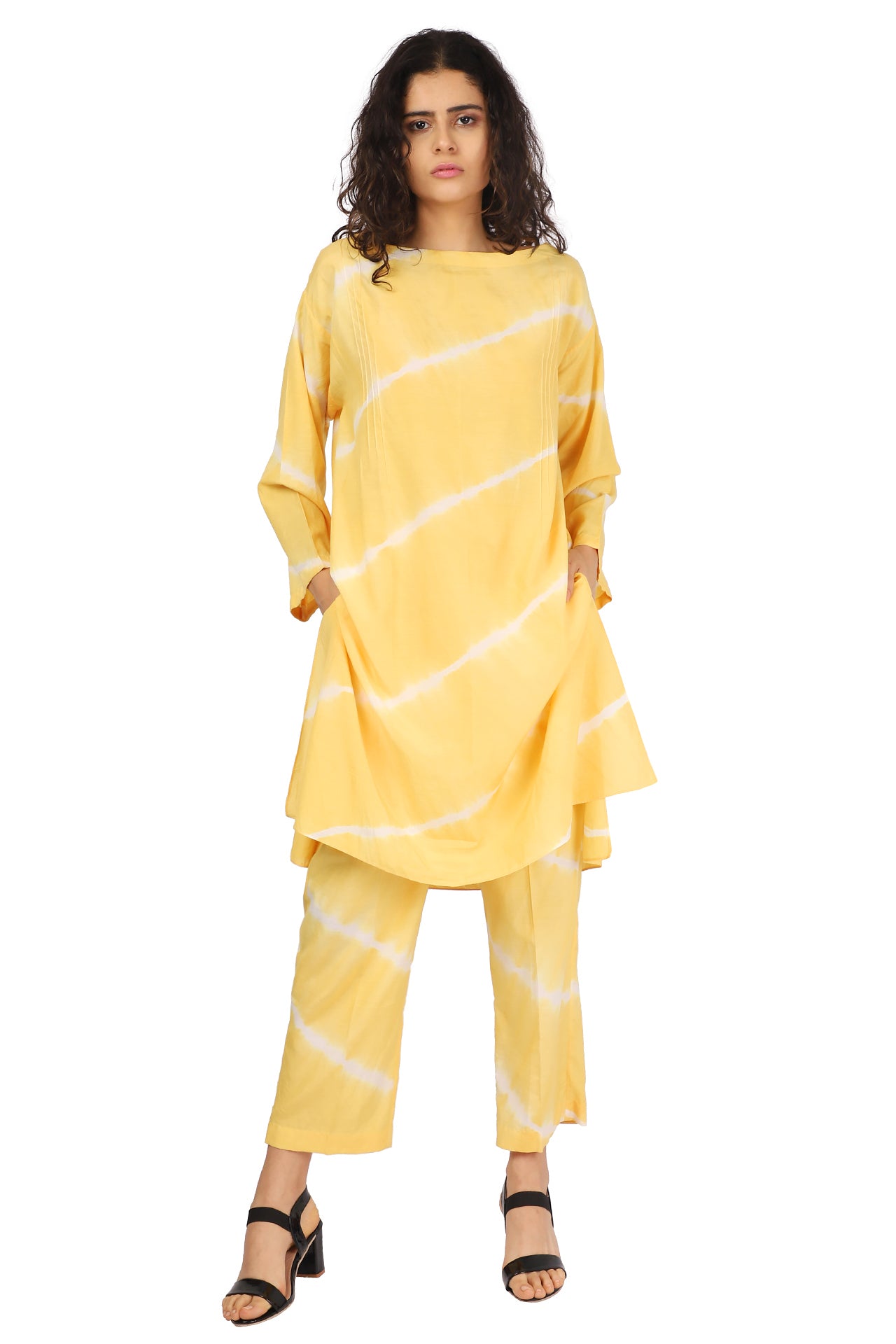 YELLOW KURTA SET