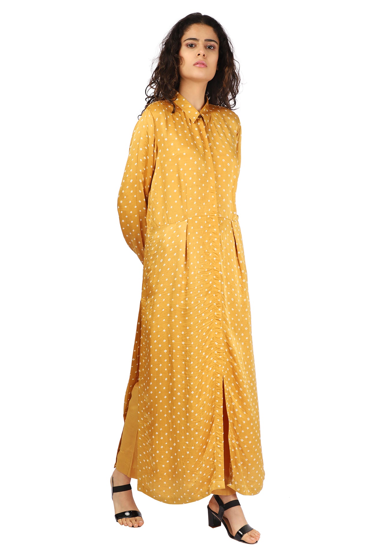 YELLOW LONG DRESS