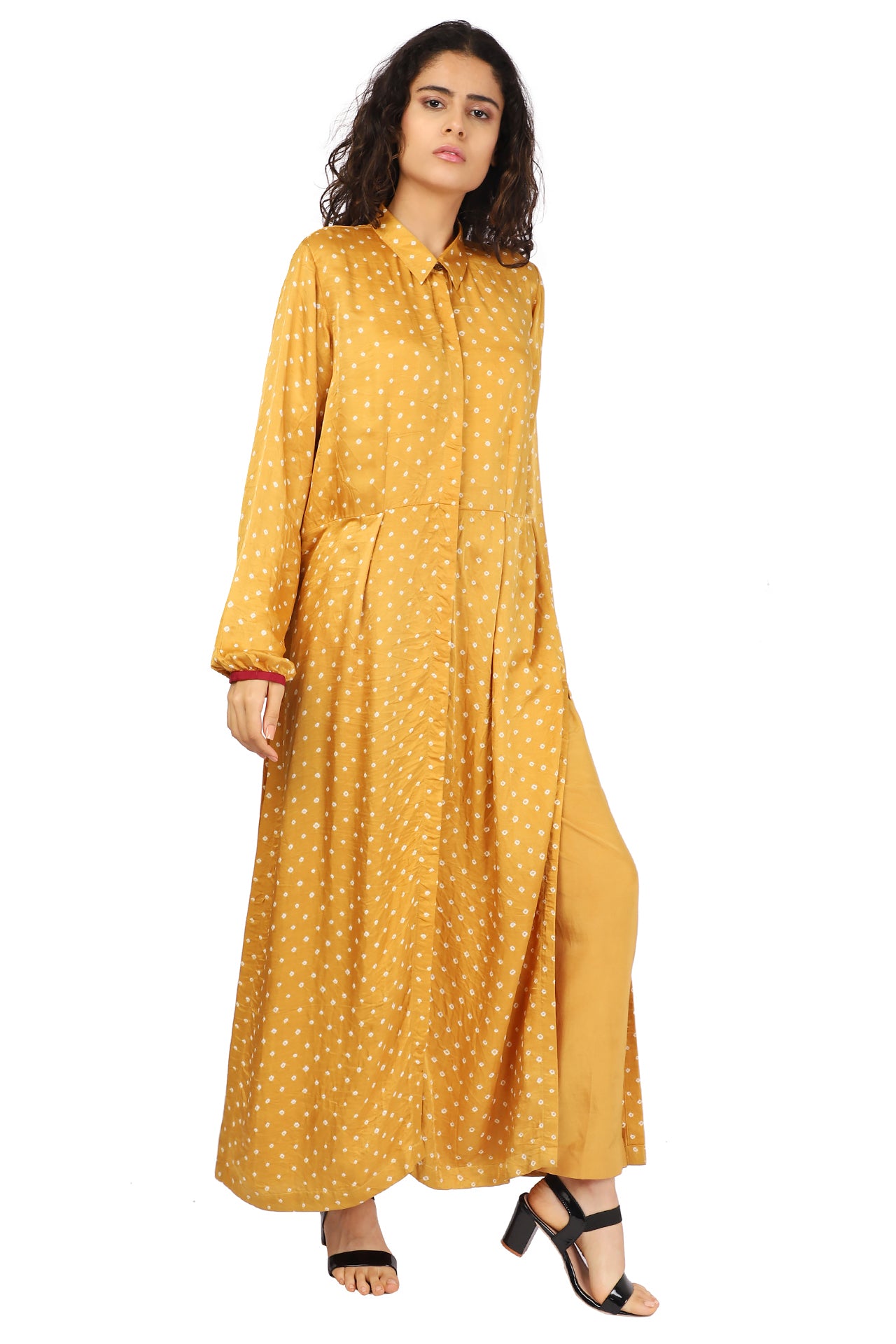 YELLOW LONG DRESS