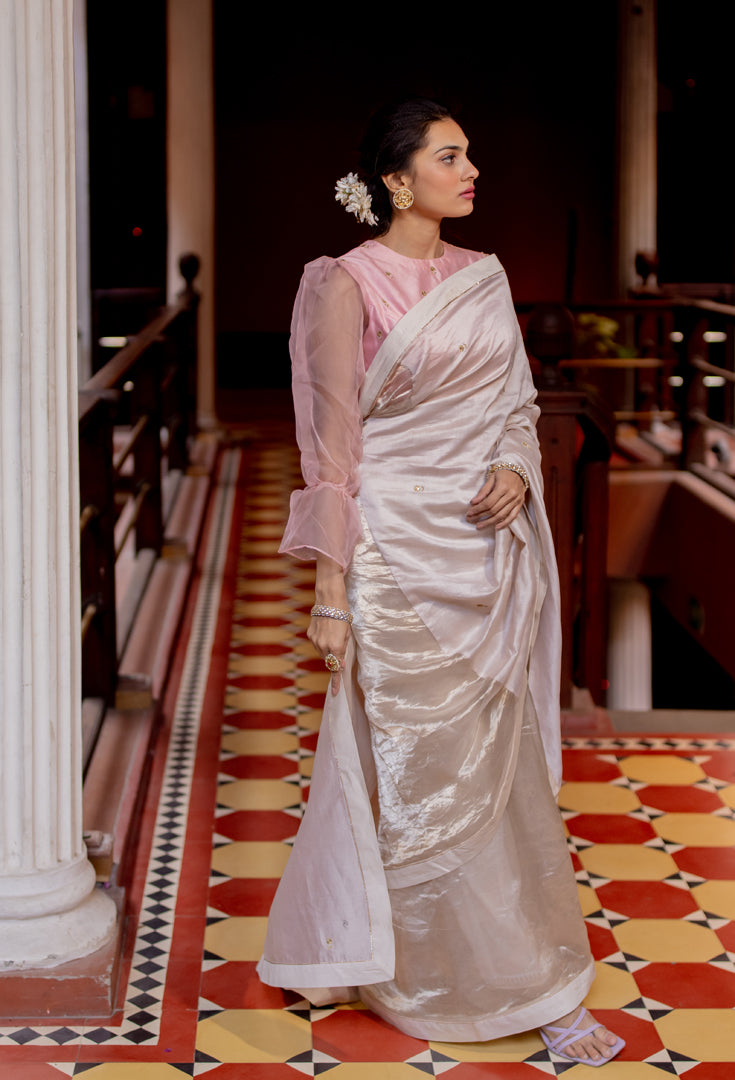 silk saree and blouse