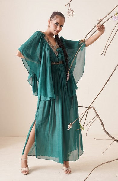 Teal Kaftan