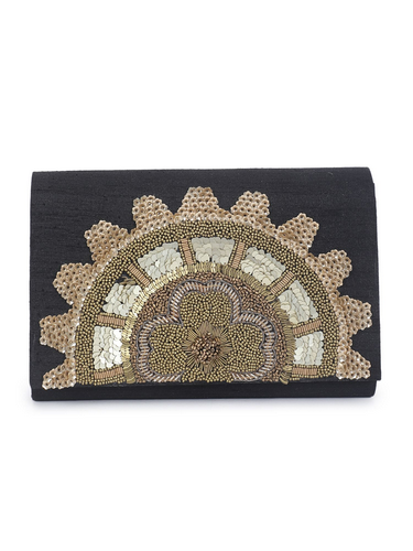 Shades of gold clutch