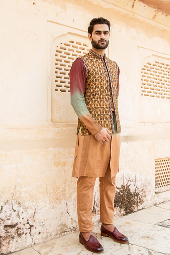 Ombre Kurta jacket set