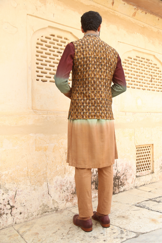 Ombre Kurta jacket set